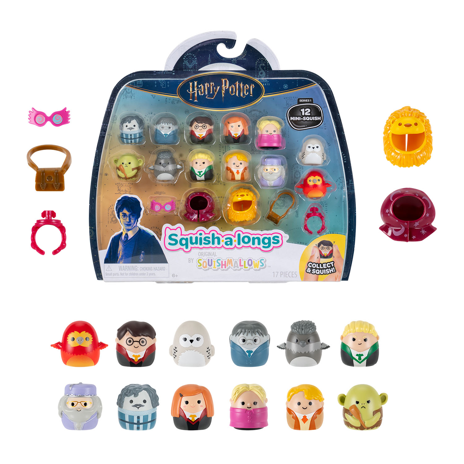 Squish-a-longs Harry Potter Serisi 12'li Figür Seri 1 AL0108