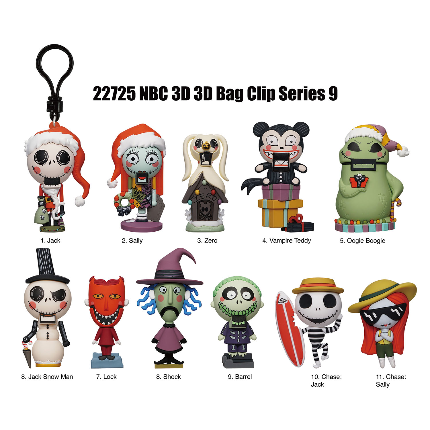 The Nightmare Before Christmas Klipsli Figür Seri 9 22725