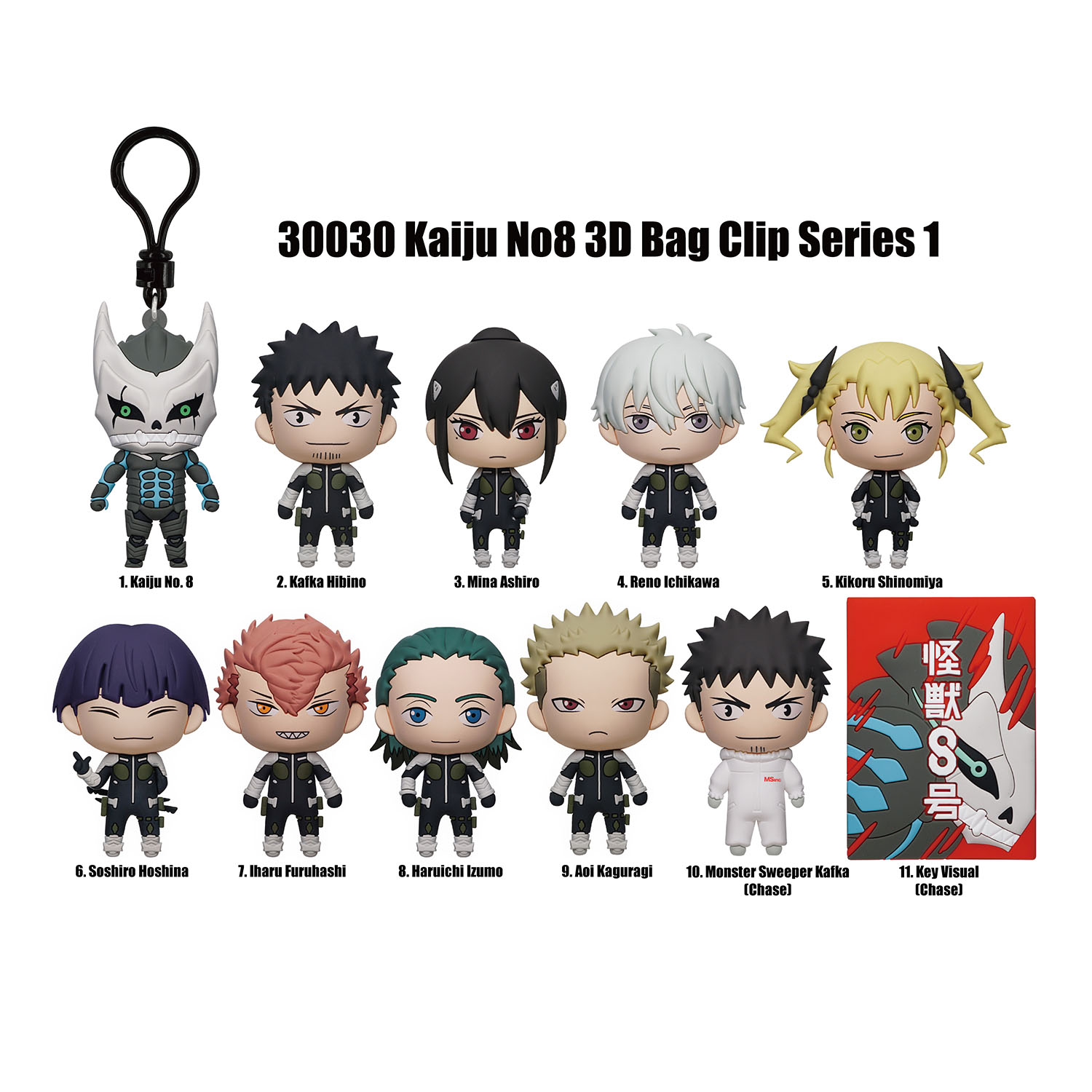 Kaiju No: 8 Klipsli Figür Seri 1 30030