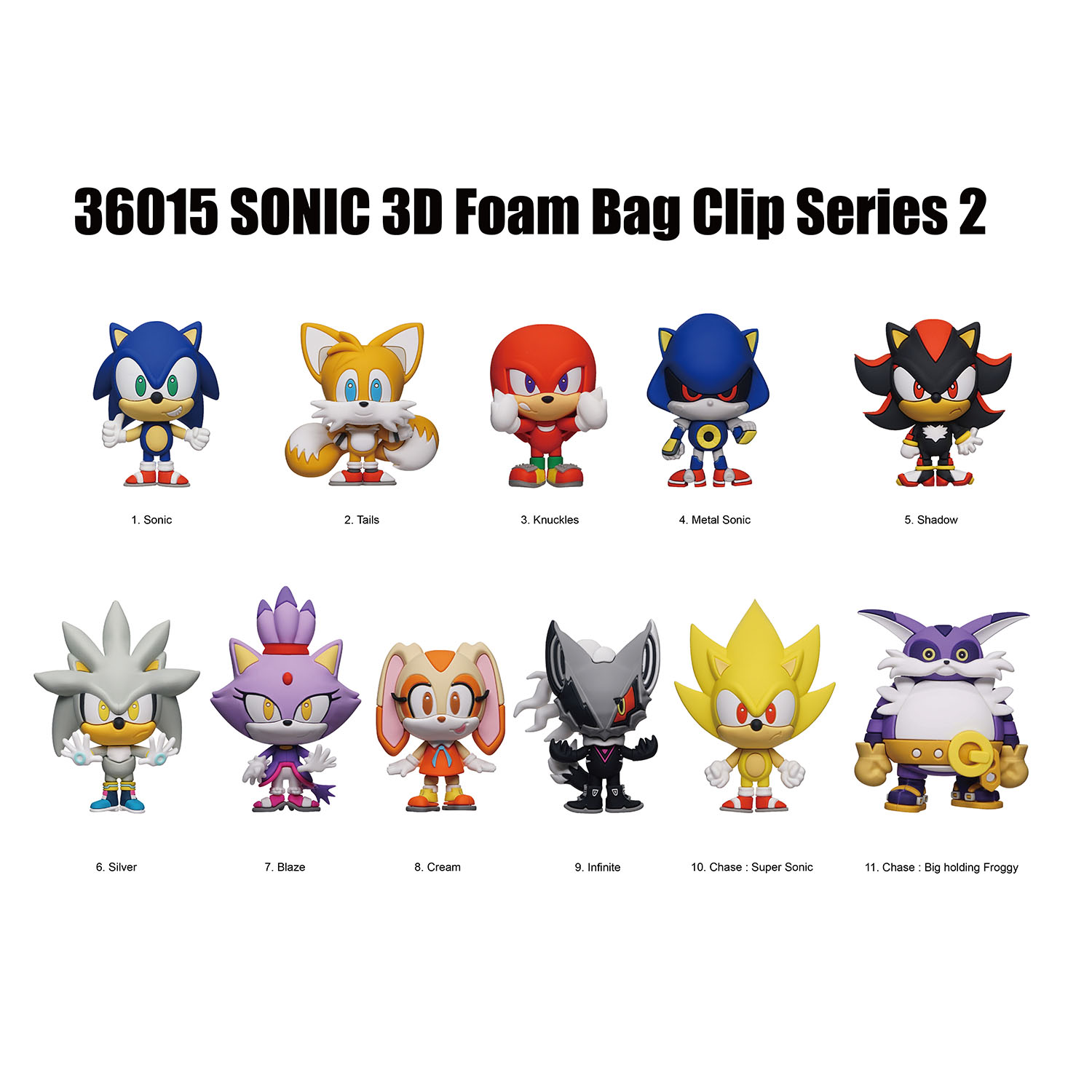 Sonic The Hedgehog Klipsli Figür Seri 2 36015