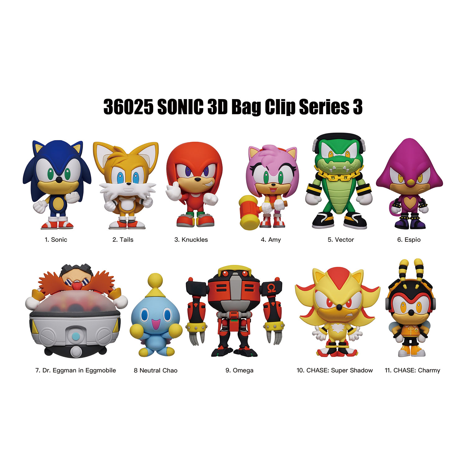 Sonic The Hedgehog Klipsli Figür Seri 3 36025