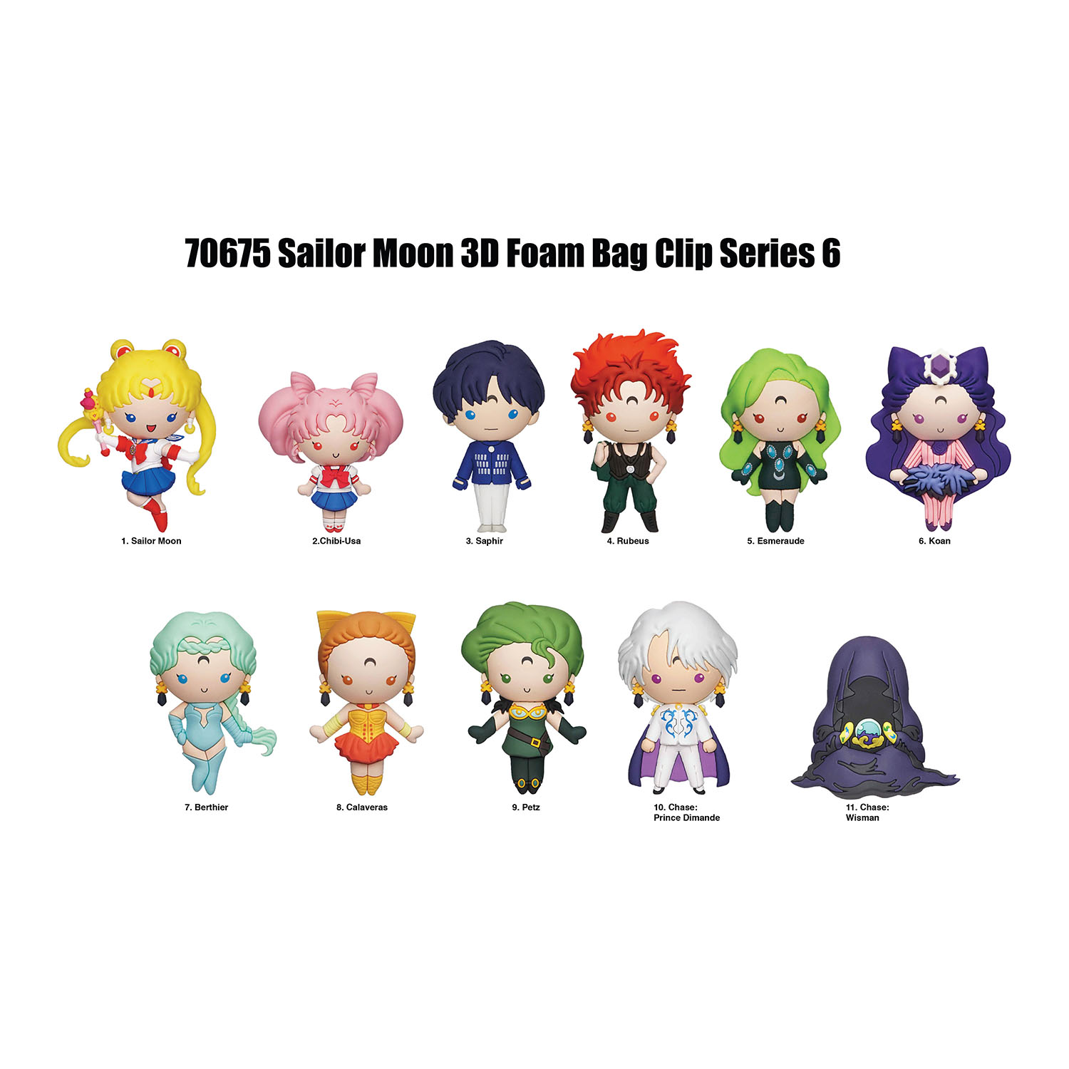 Sailor Moon Klipsli Figür Seri 6 70675