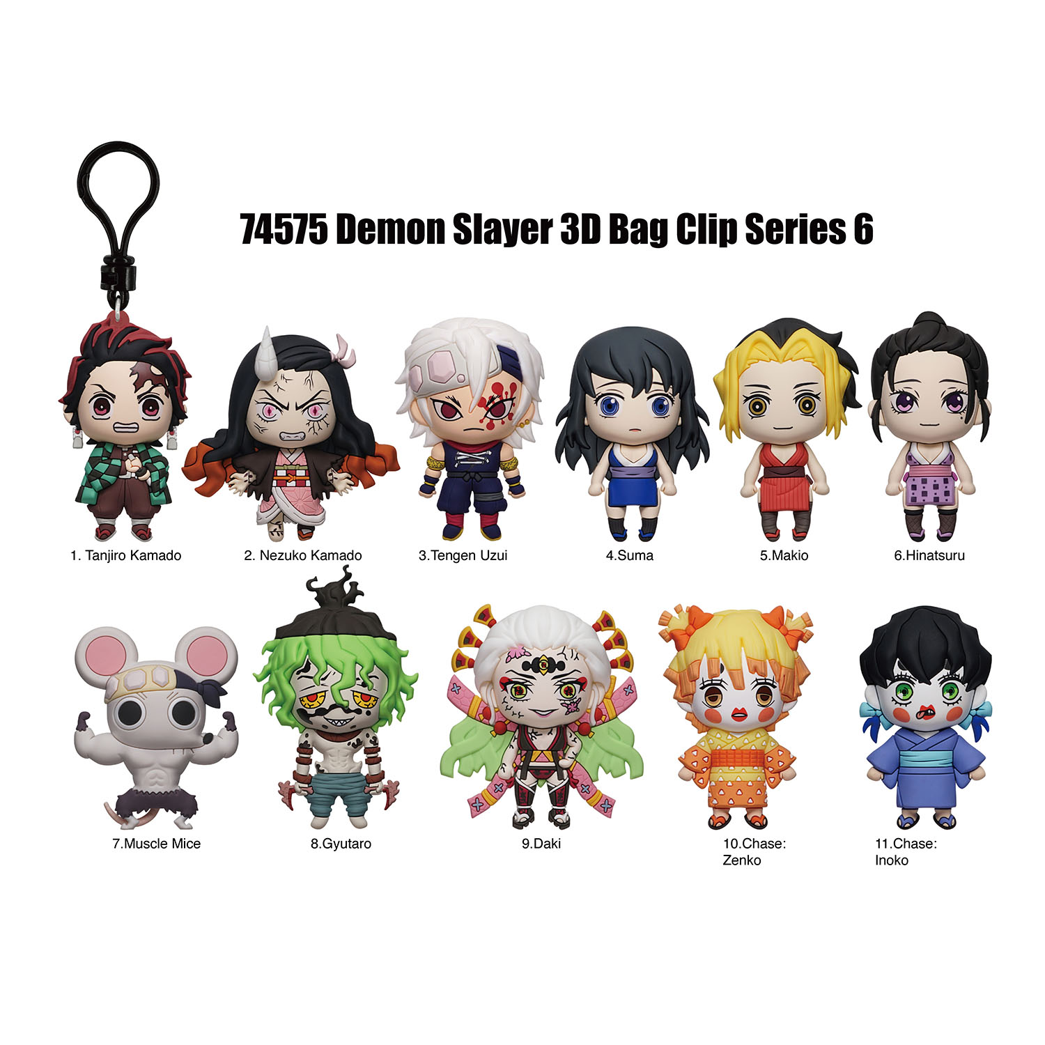 Demon Slayer Klipsli Figür Seri 6 74575