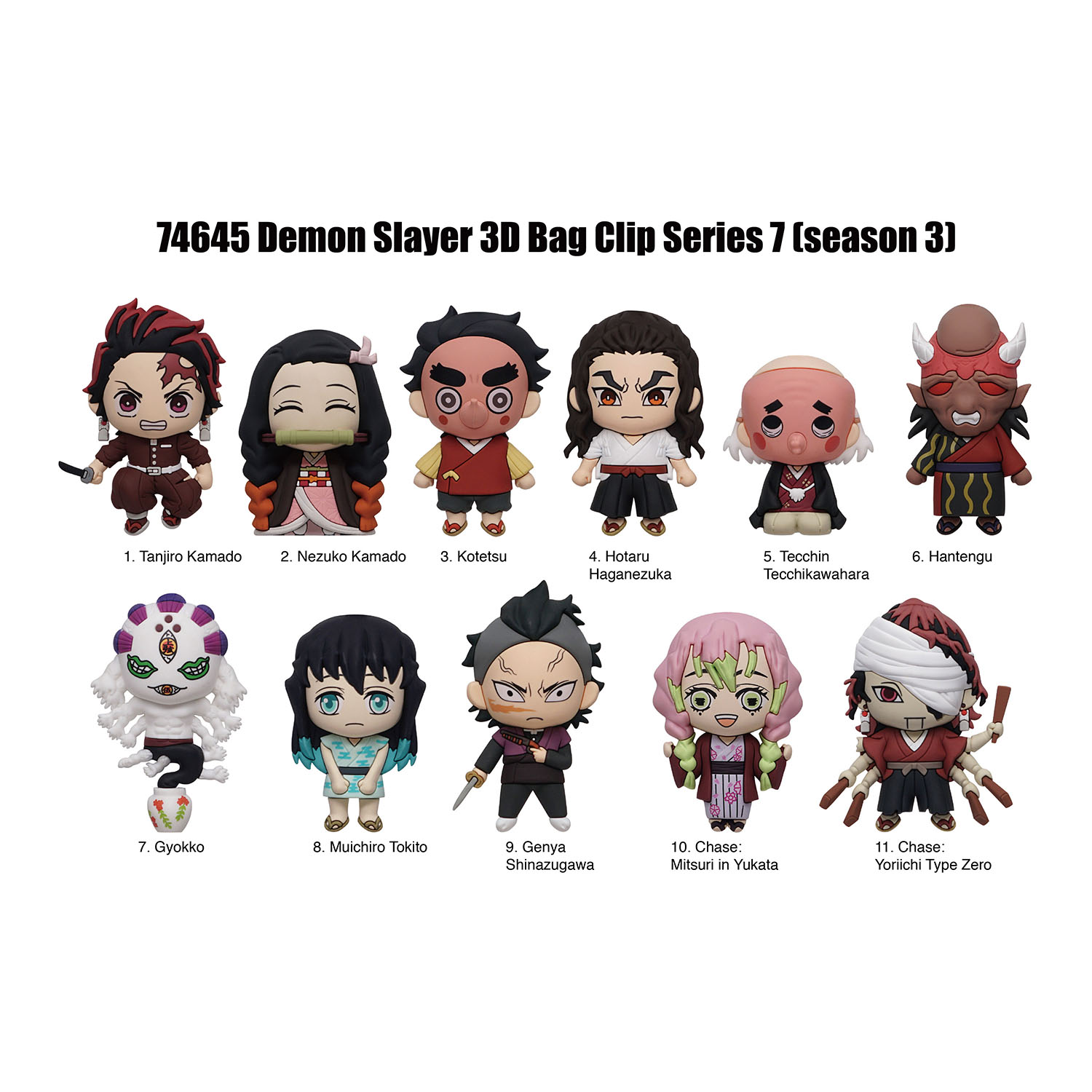 Demon Slayer Klipsli Figür Seri 7 74645