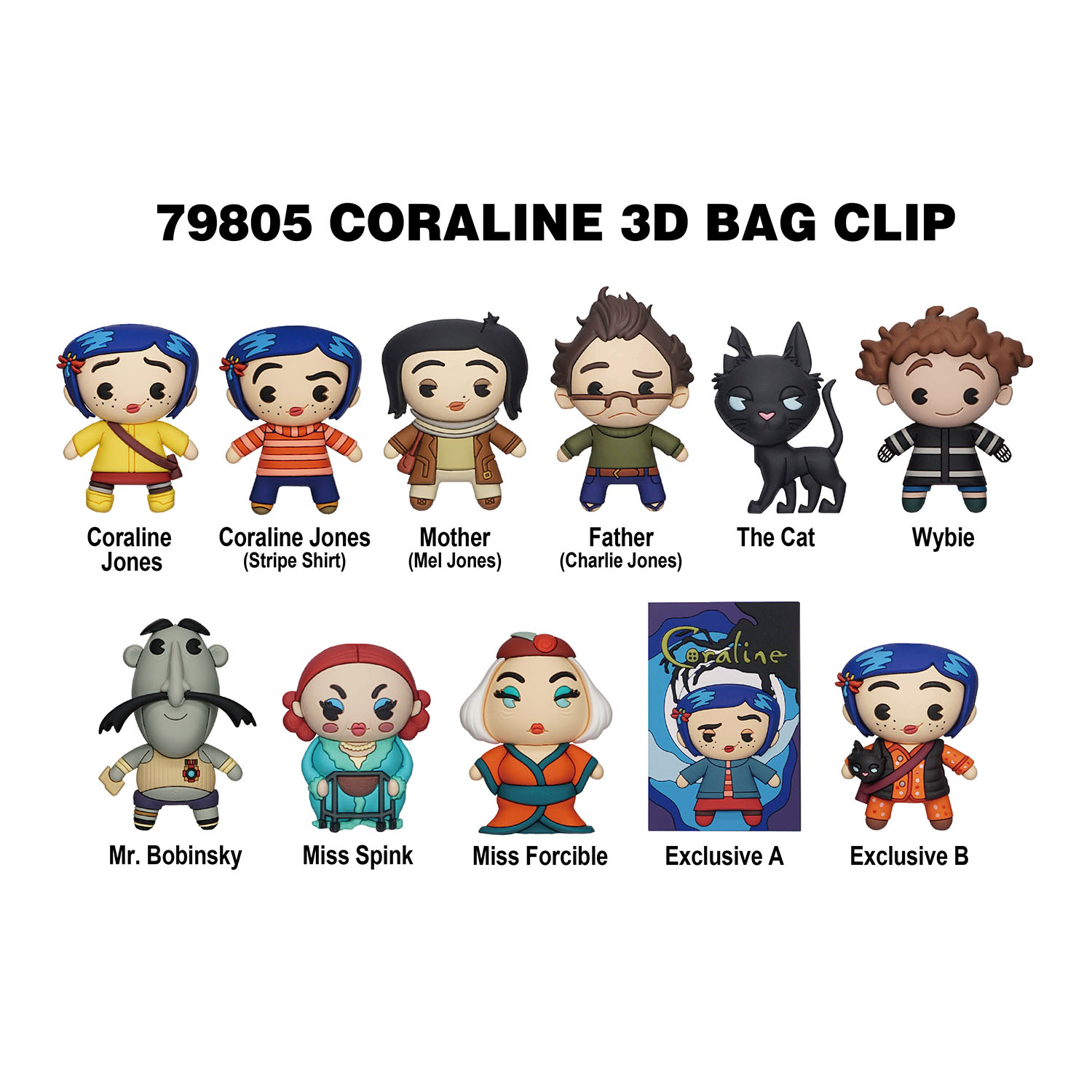 Coraline Klipsli Figür Seri 1 79805