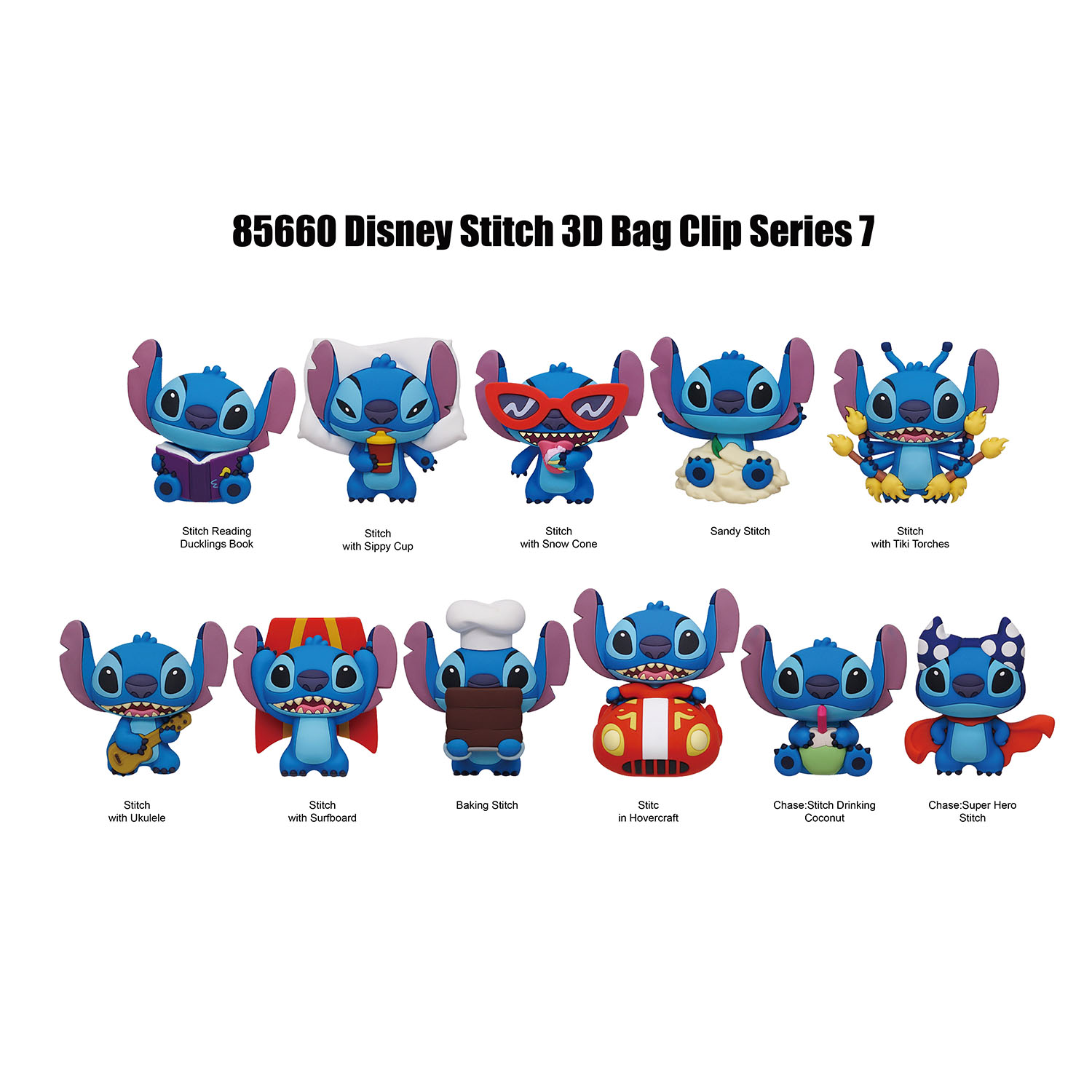 Stitch Klipsli Figür Seri 7 85660
