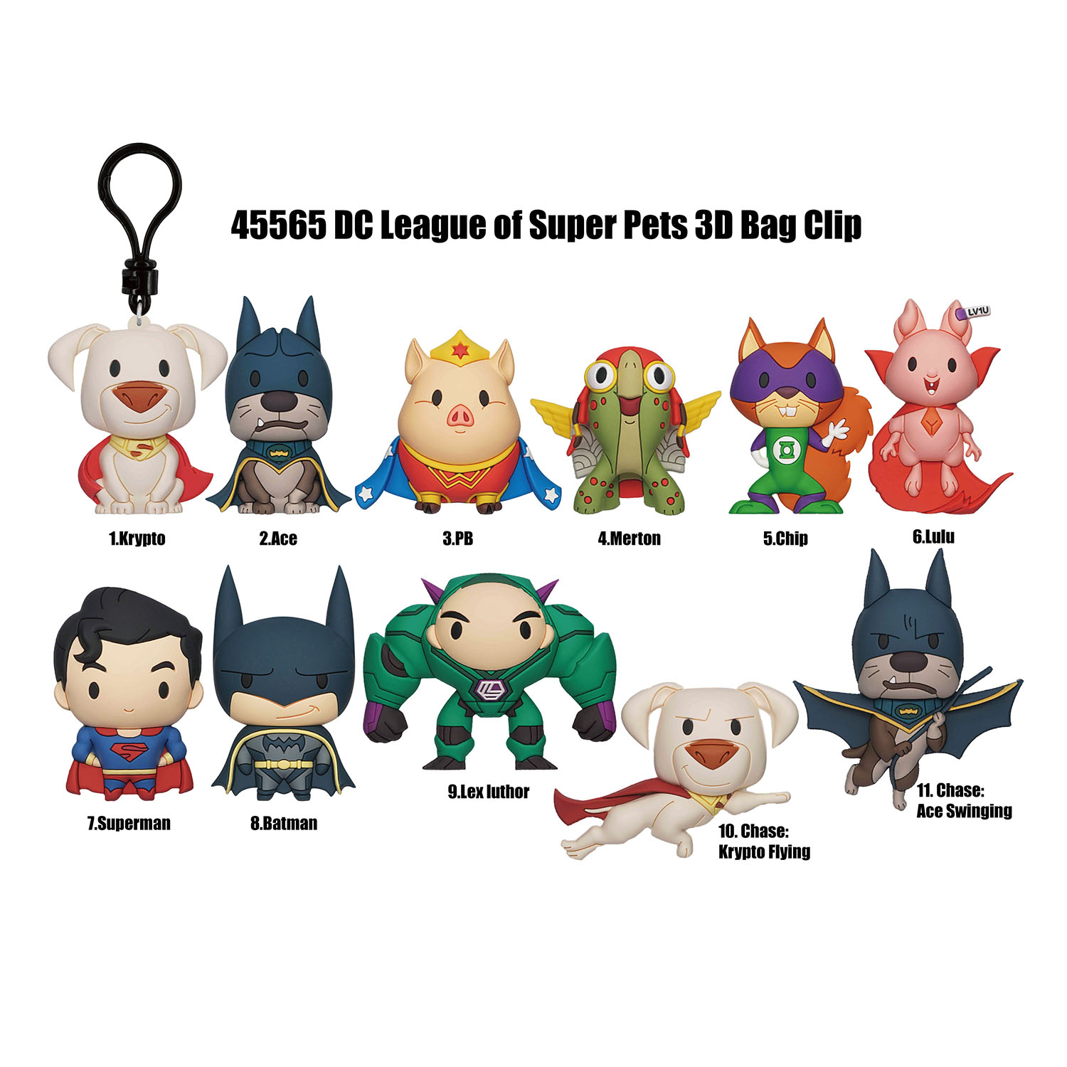 DC League of Super Pets Klipsli Figür 45565