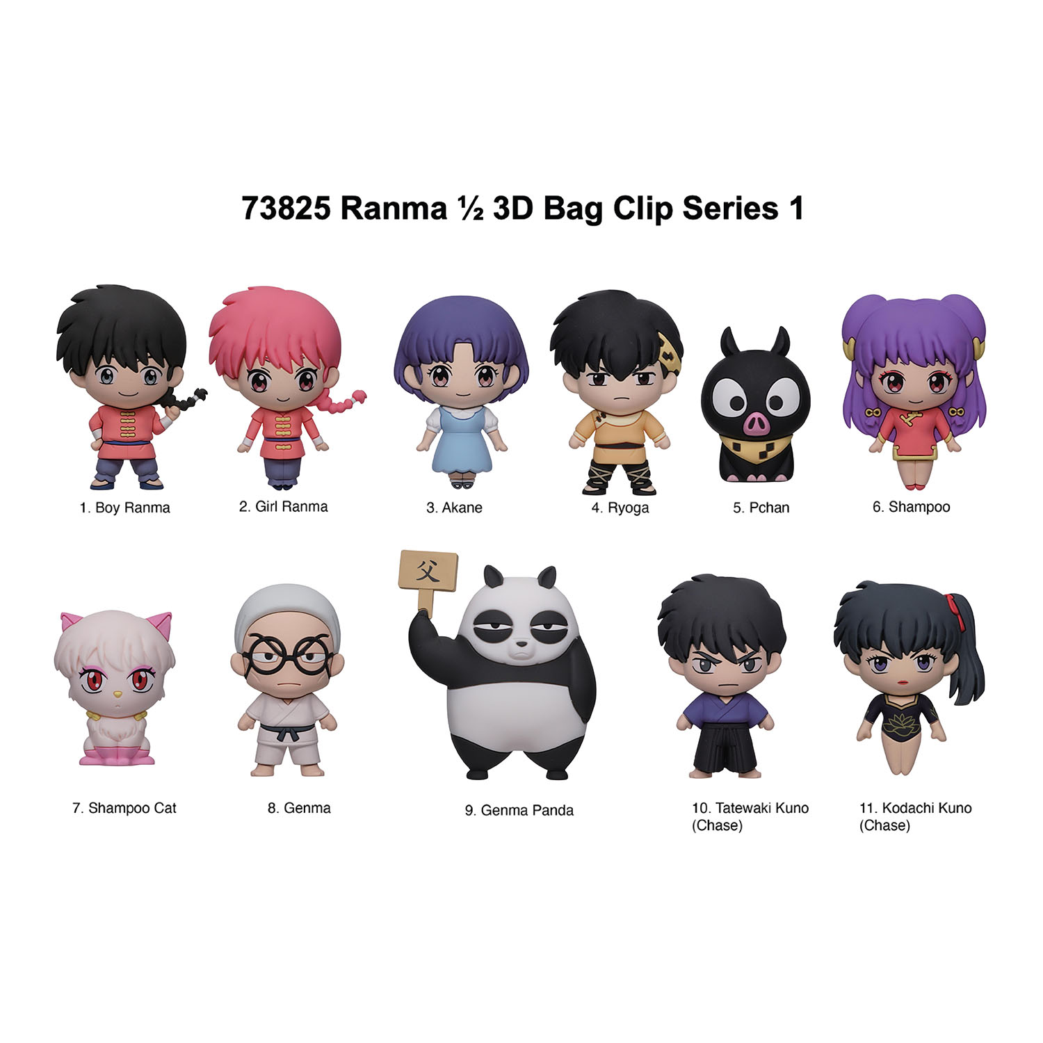 Ranma ½ Klipsli Figür Seri 1 73825