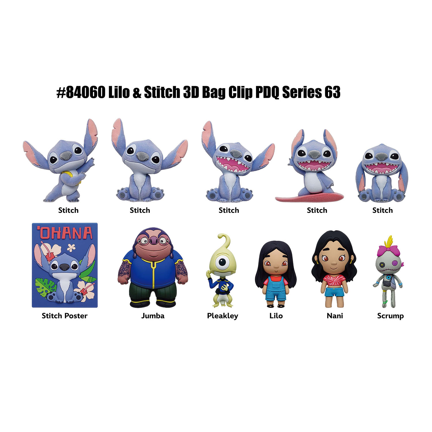 Lilo ve Stitch Klipsli Figür Seri 63 84060