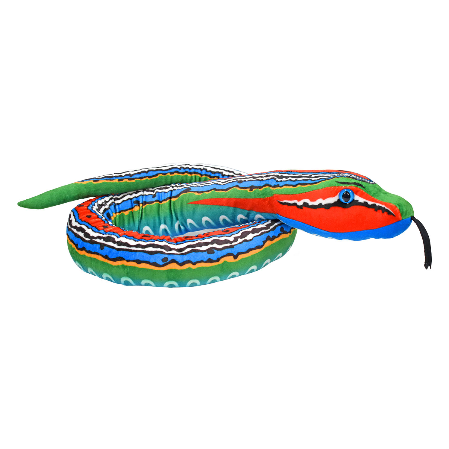 Wild Republic Yeşil Mavi Kırmızı Yılan 137 cm 23526