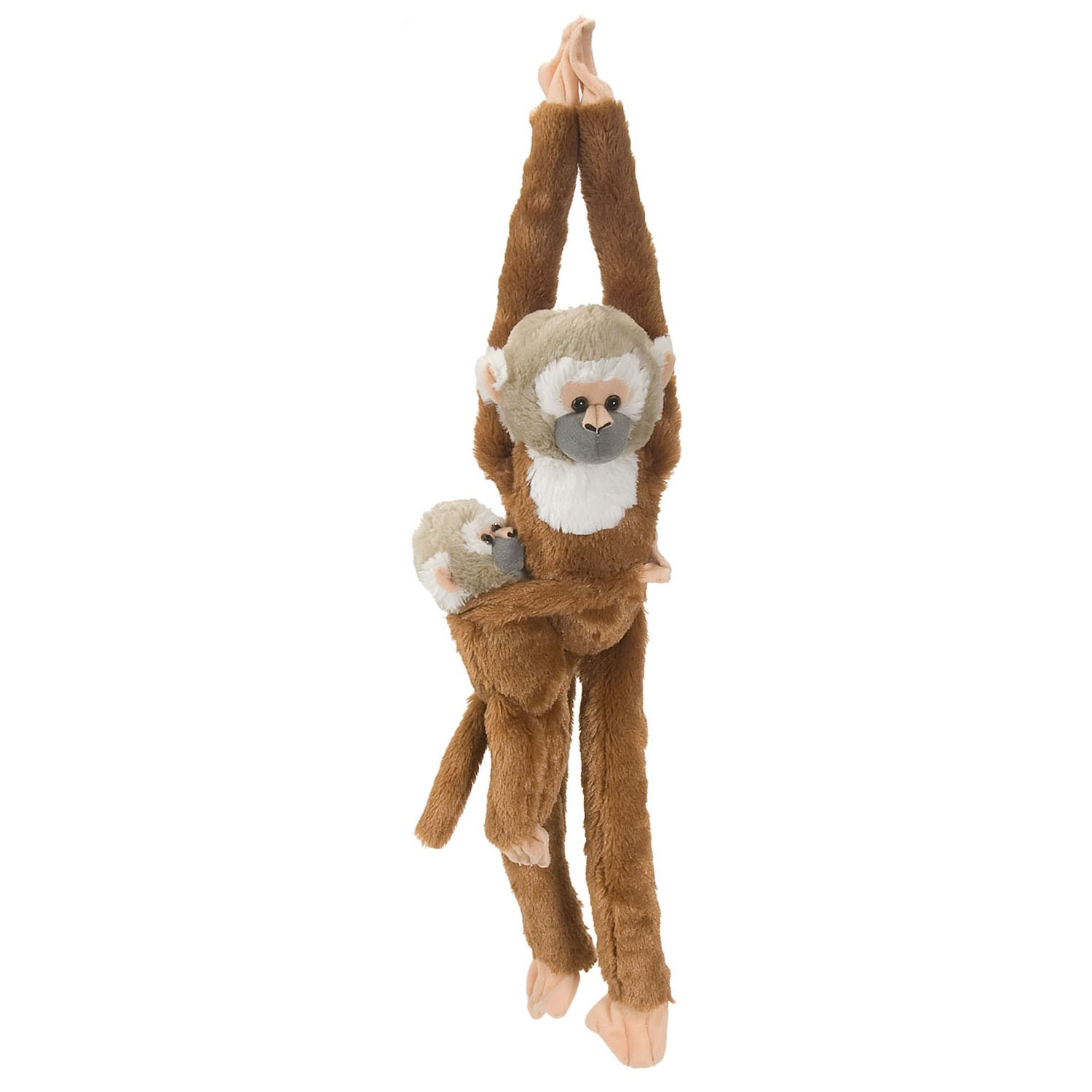 Wild Republic Asılı Yavrulu Sincap Maymunu 50 cm 15264