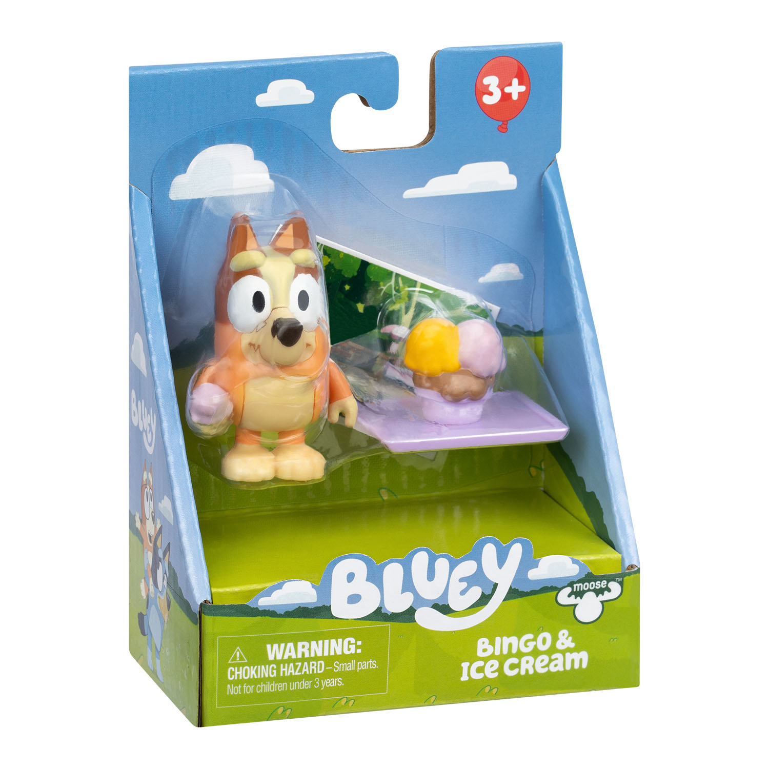 Bluey Tekli Figür ve Aksesuar Seti - Bingo ve Ice Cream 19191