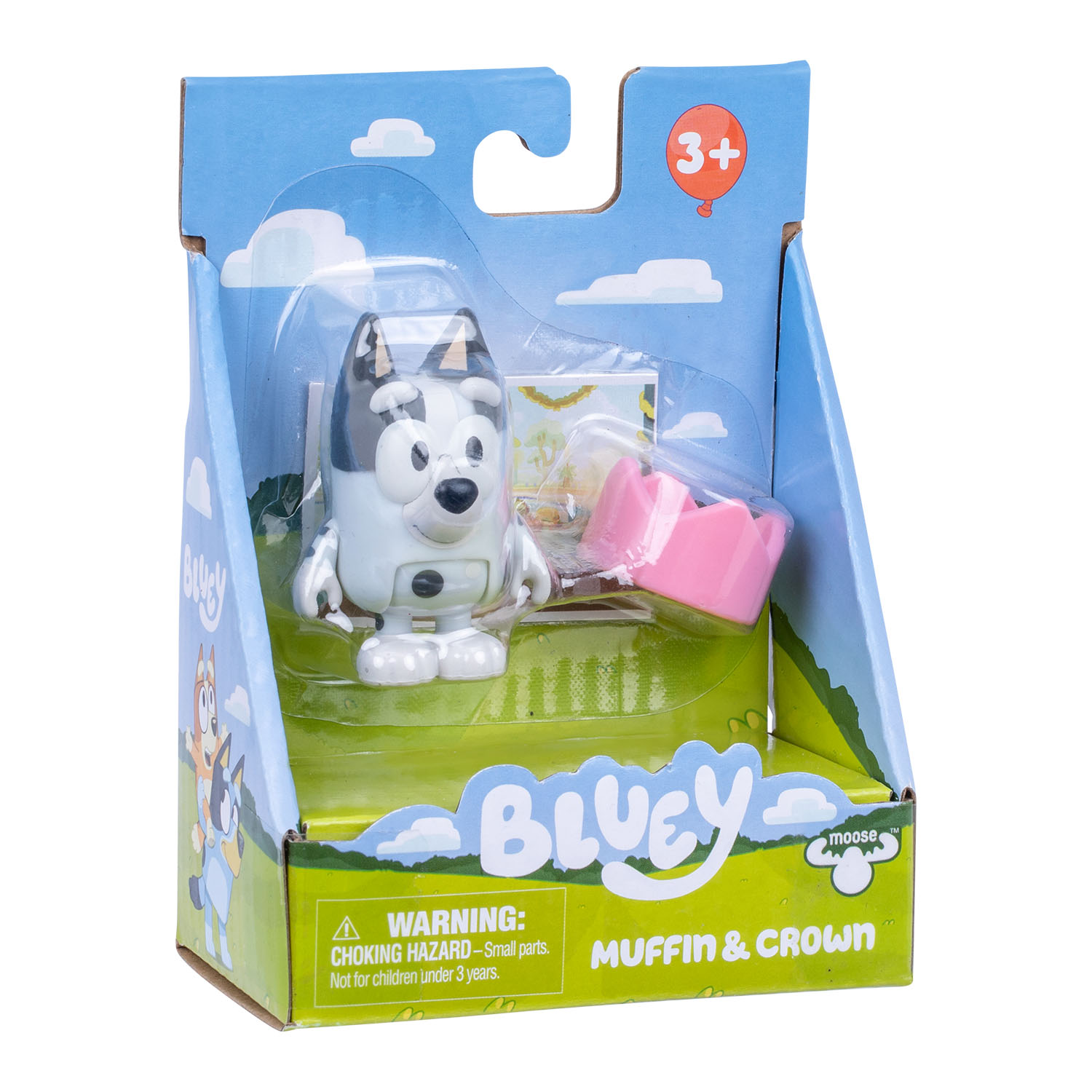 Bluey Tekli Figür ve Aksesuar Seti - Muffin ve Crown 19191