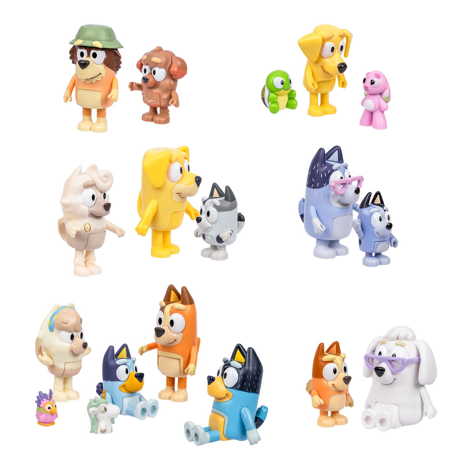 Bluey Ultimate Aile ve Arkadaş Figür Set 18'li 19116