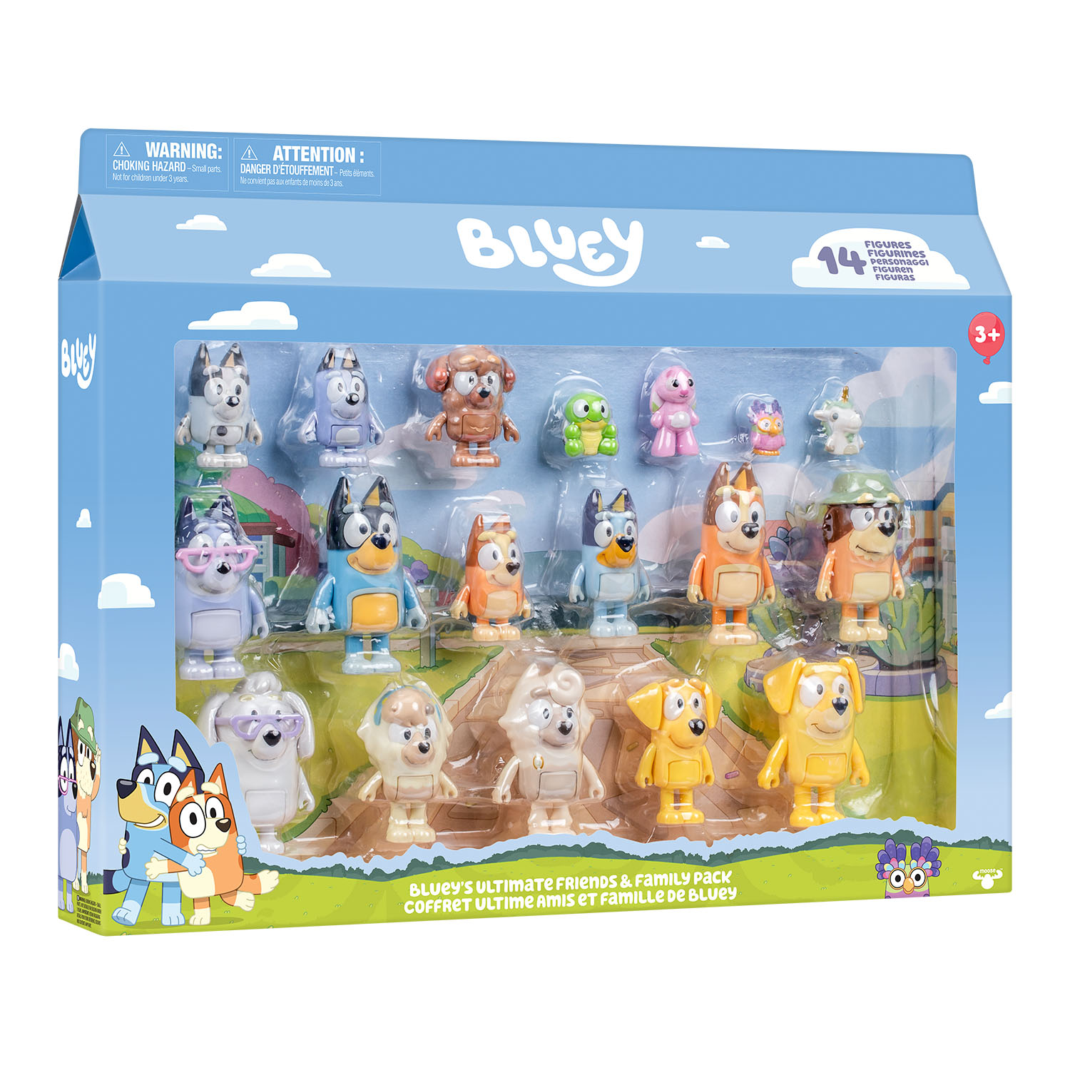 Bluey Ultimate Aile ve Arkadaş Figür Set 18'li 19116