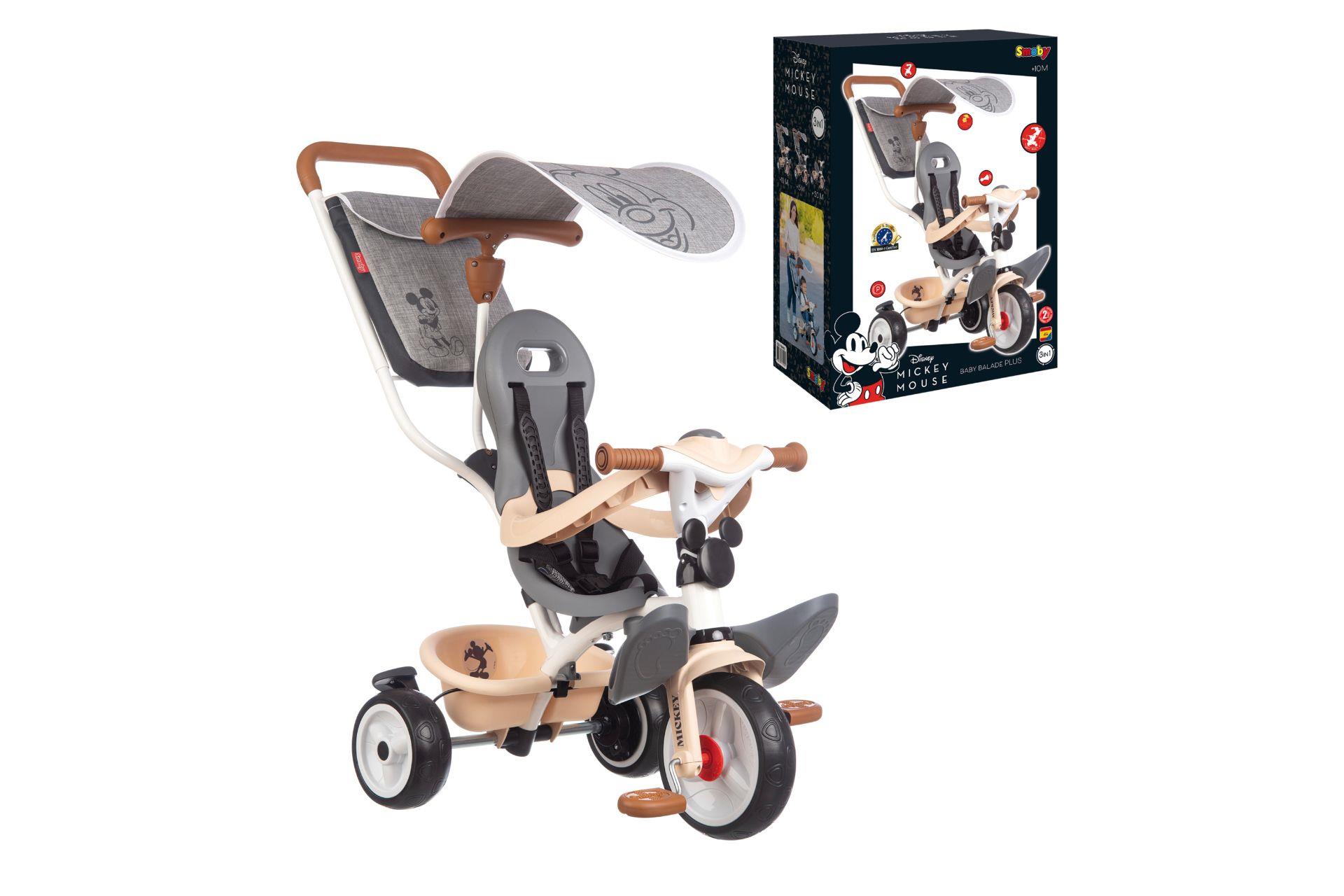 Mickey Mouse Evolutive Metal Üç Tekerlekli Bisiklet 41402