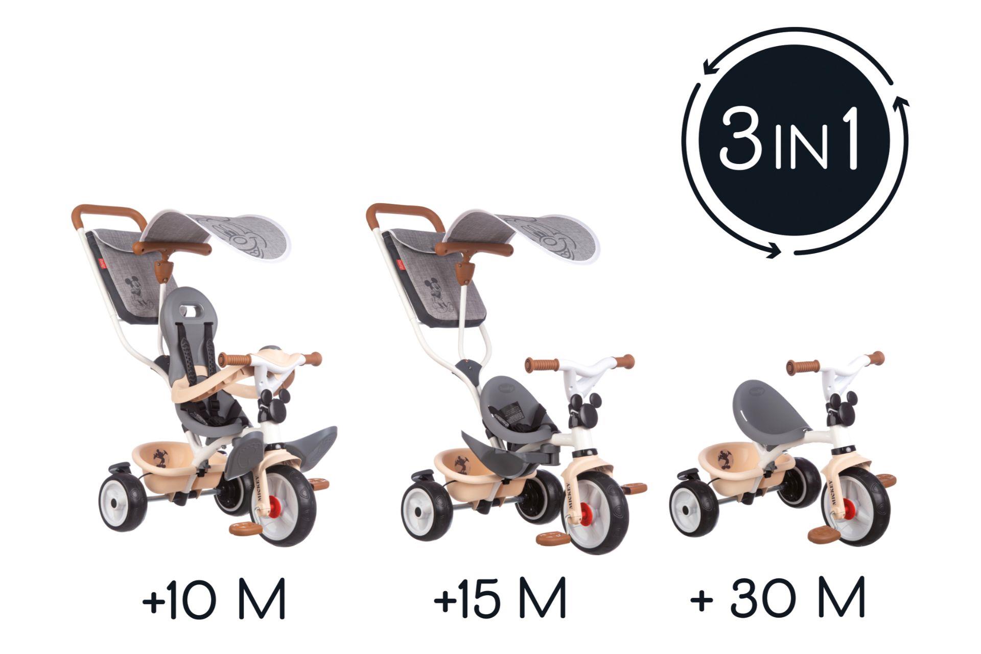 Mickey Mouse Evolutive Metal Üç Tekerlekli Bisiklet 41402