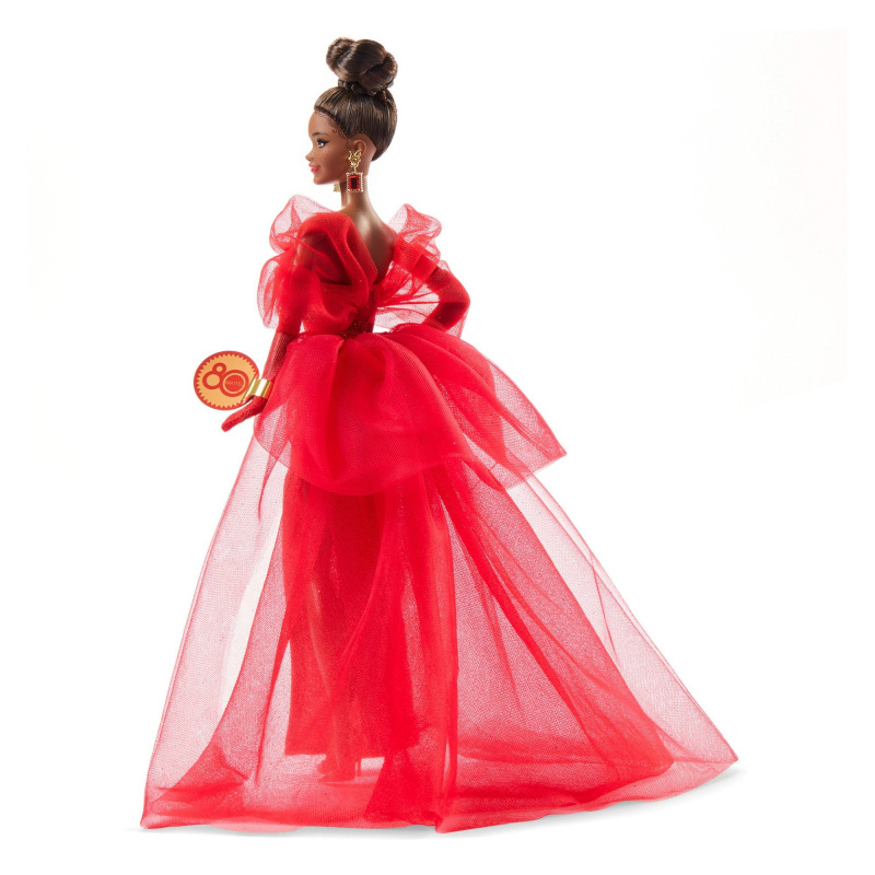 Barbie Signature - Mattel 80. Yıl Özel Koleksiyon Bebeği Esmer JB