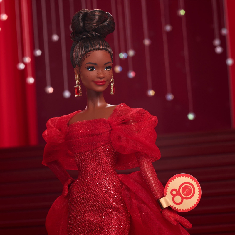 Barbie Signature - Mattel 80. Yıl Özel Koleksiyon Bebeği Esmer JB