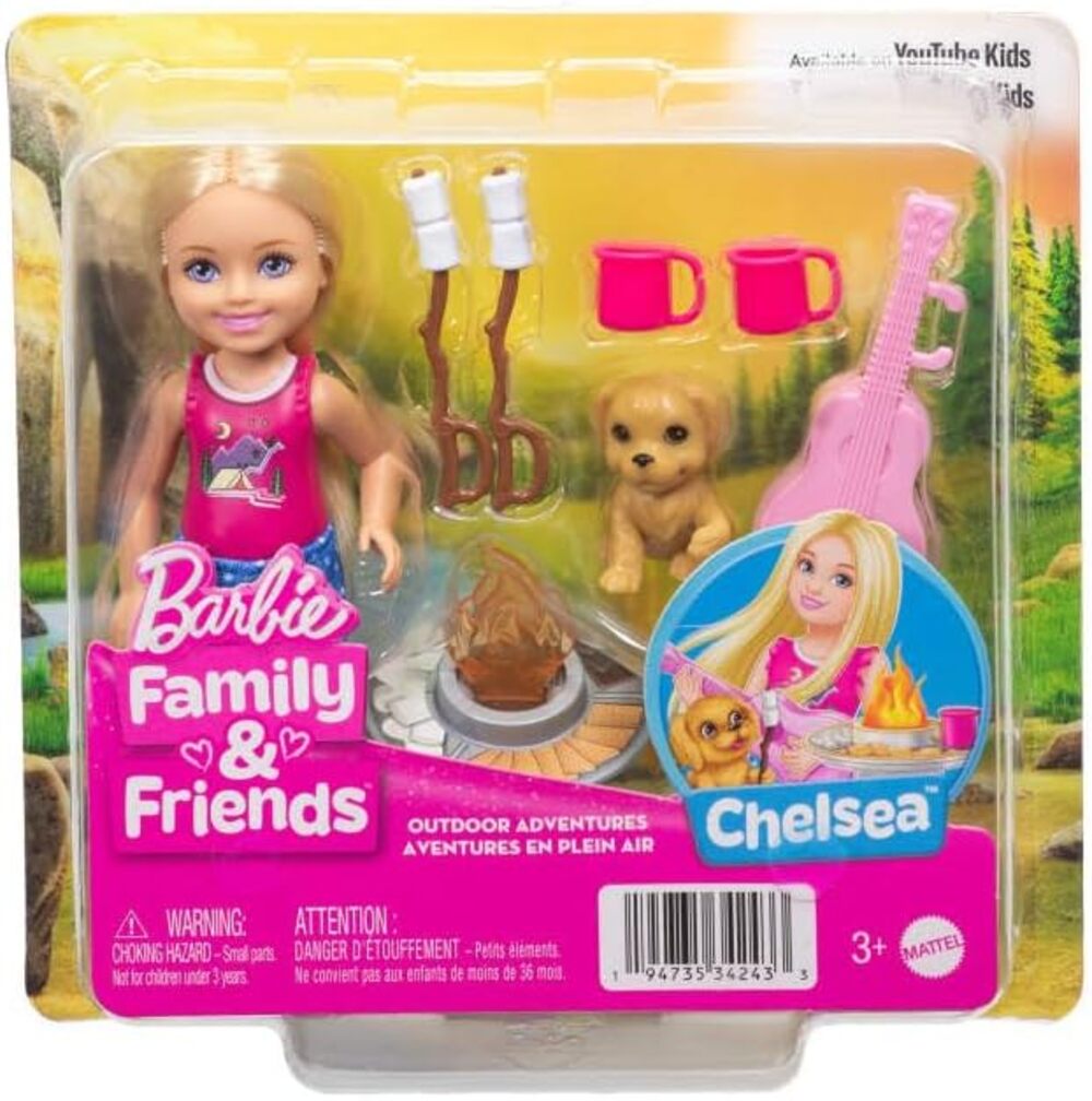 Barbie Chelsea Doğa Macerası Oyun Seti JJV61