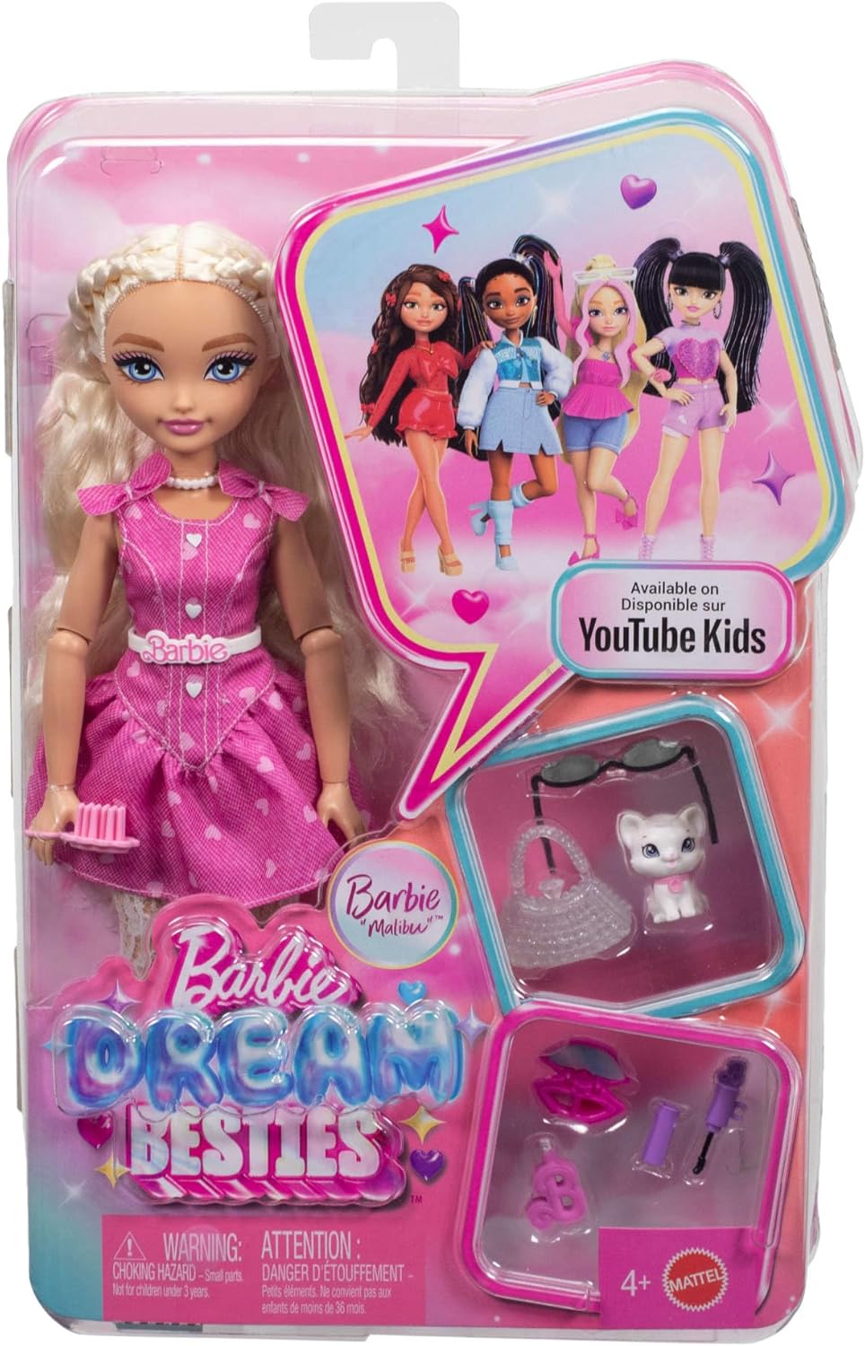 Barbie Dream Besties Malibu Bebek ve Aksesuarları JKP50