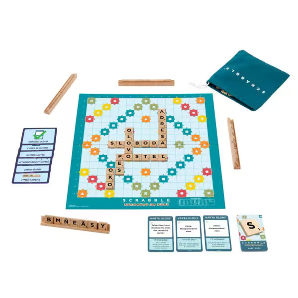 Scrabble Orijinal Ahşap İkisi Bir Arada Türkçe JLJ64