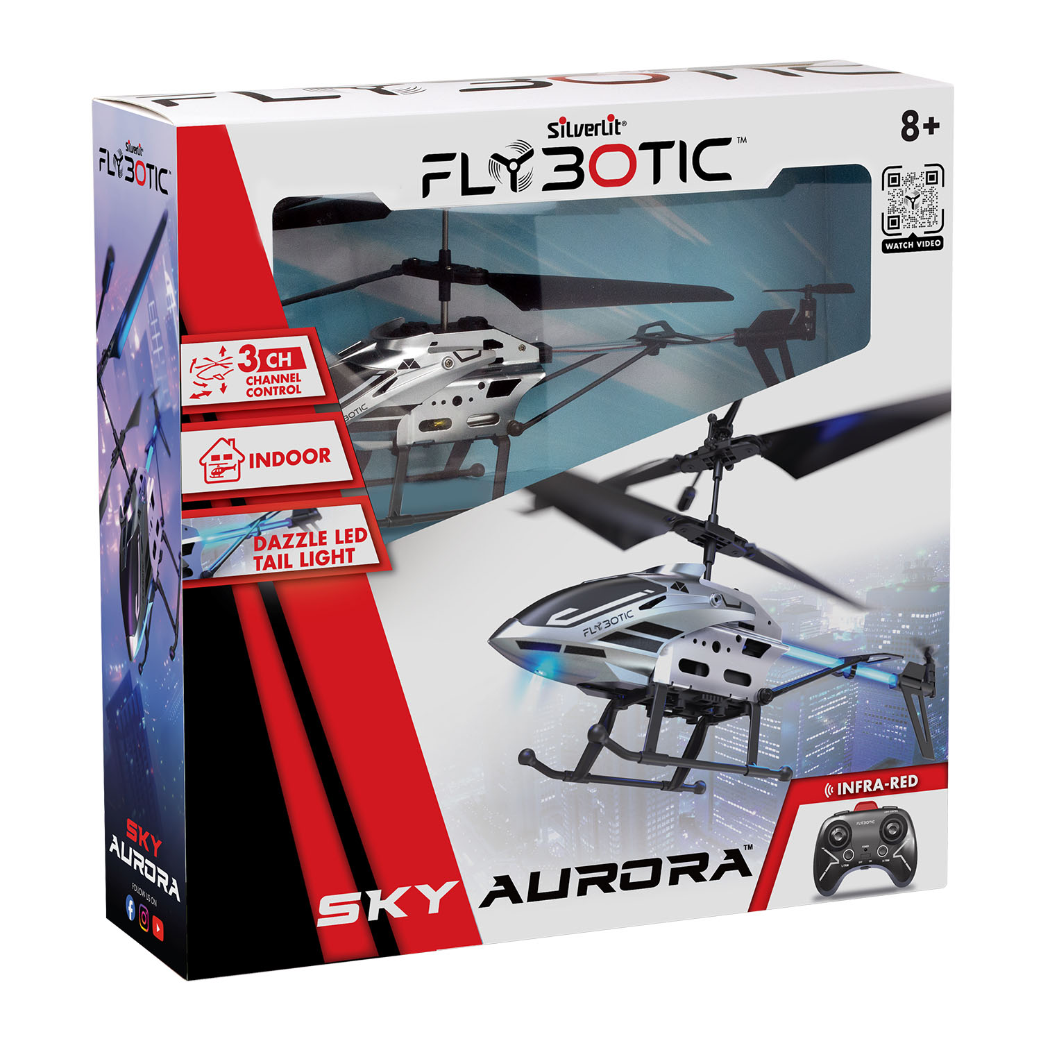 Silverit FlyBotic Sky Aurora Helikopter 84568