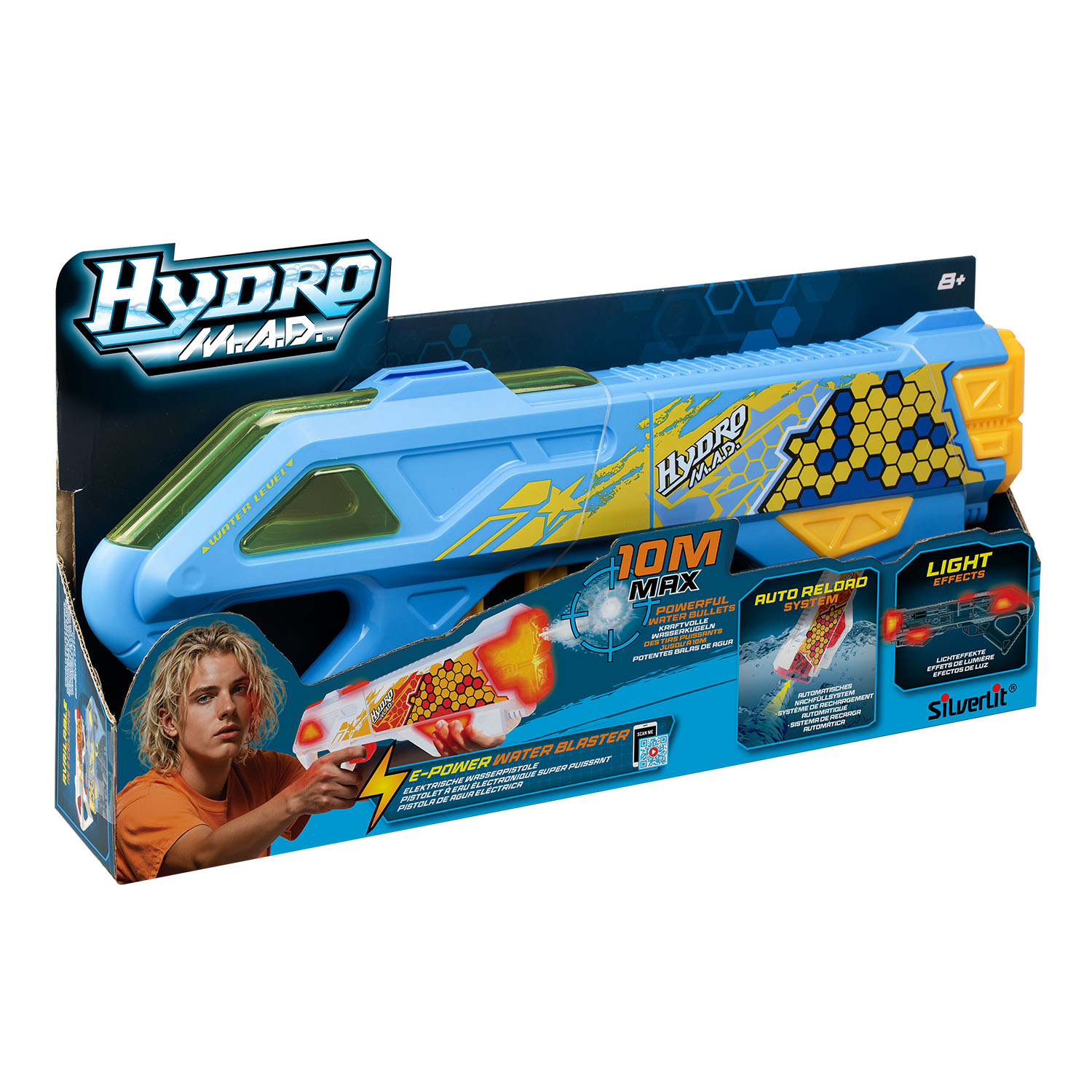 Hydro M.A.D. Elektrikli Su Tabancası Mavi-Sarı