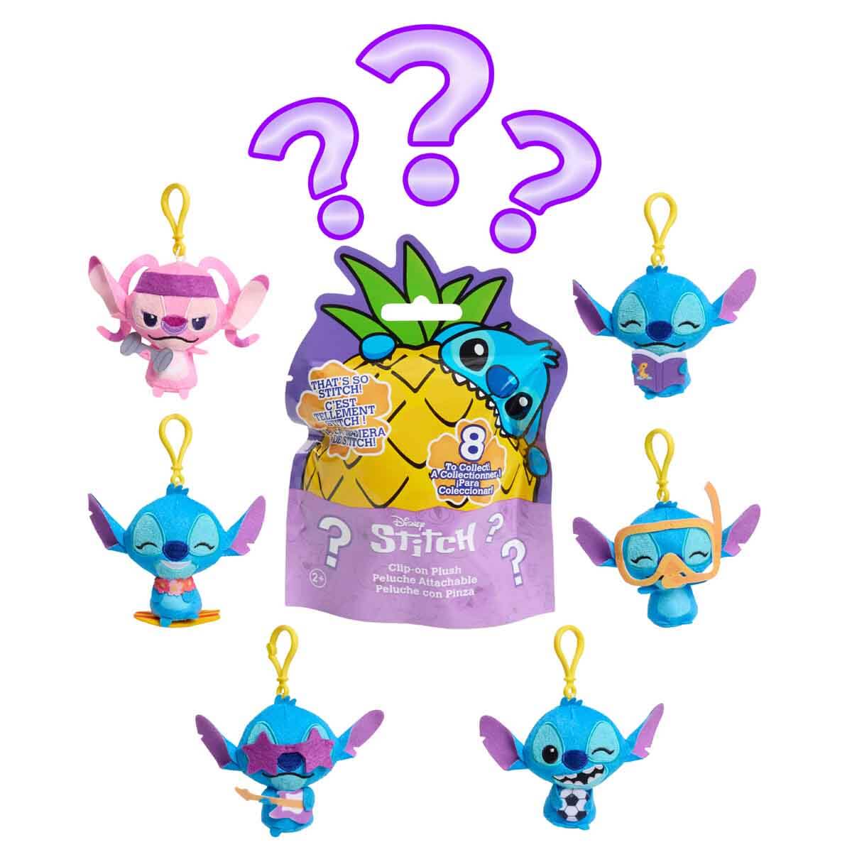 Stitch Klipsli Pelüş Anahtarlık Sürpriz Paket TTC33000