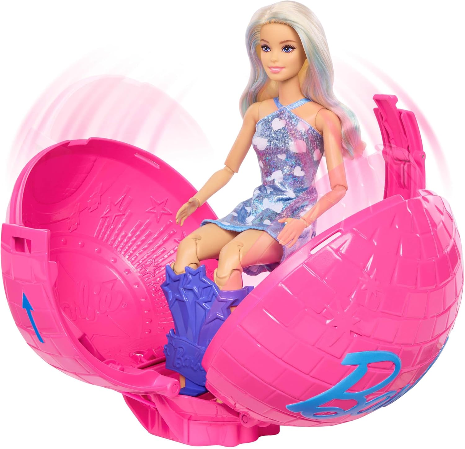 Barbie Roll ve Reveal Pop Star Bebeği JMK19