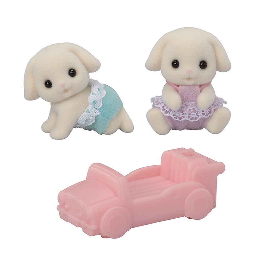 Çiçekli Kedi İkiz 5737