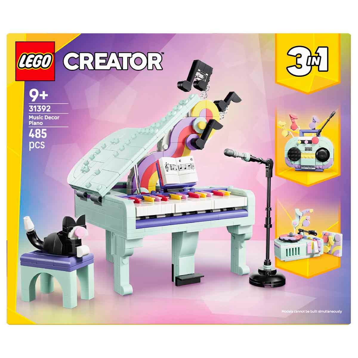 LEGO Creator Müzikal Dekor Kedili Piyano 31392