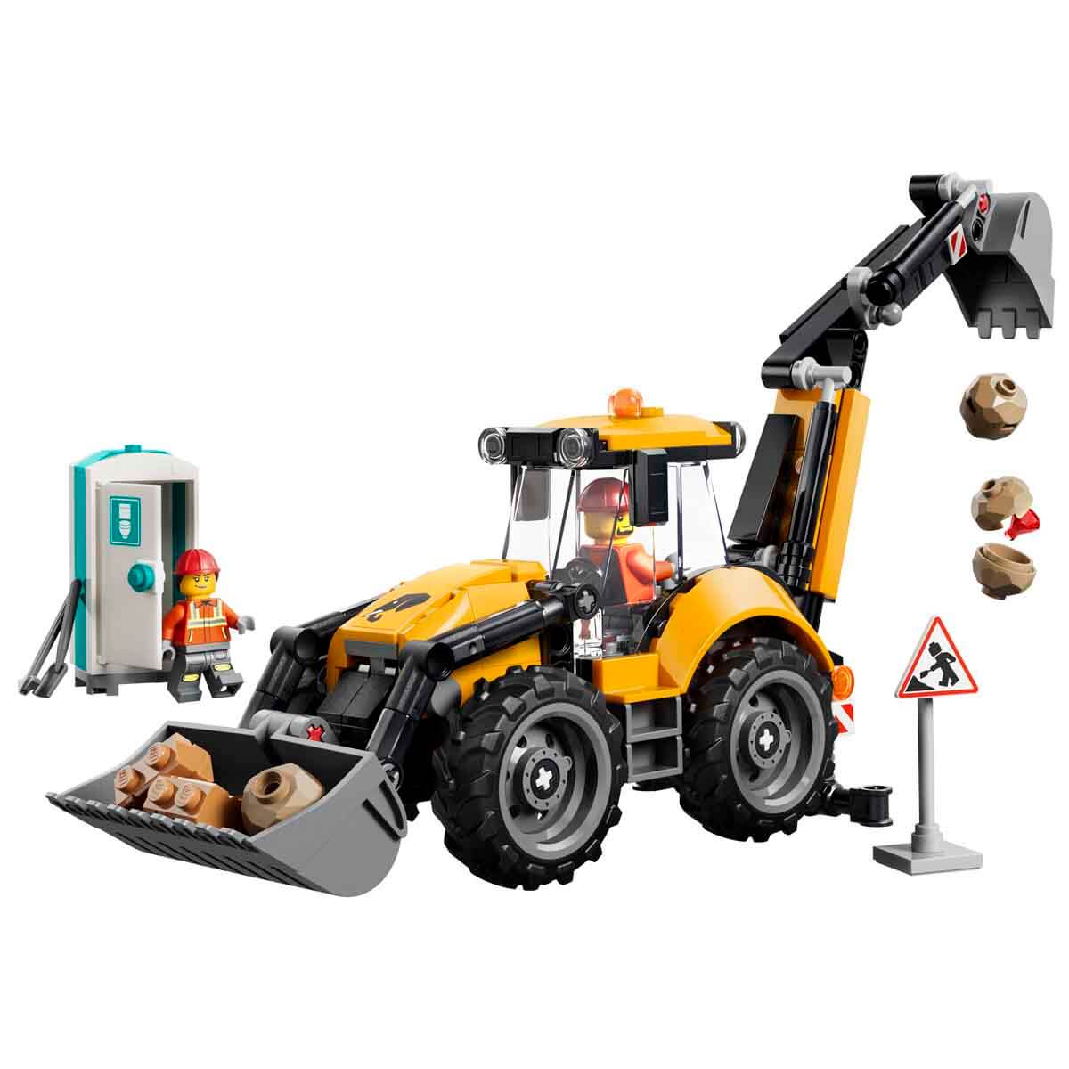 LEGO City Sarı Kazıcı Yükleyici 60480