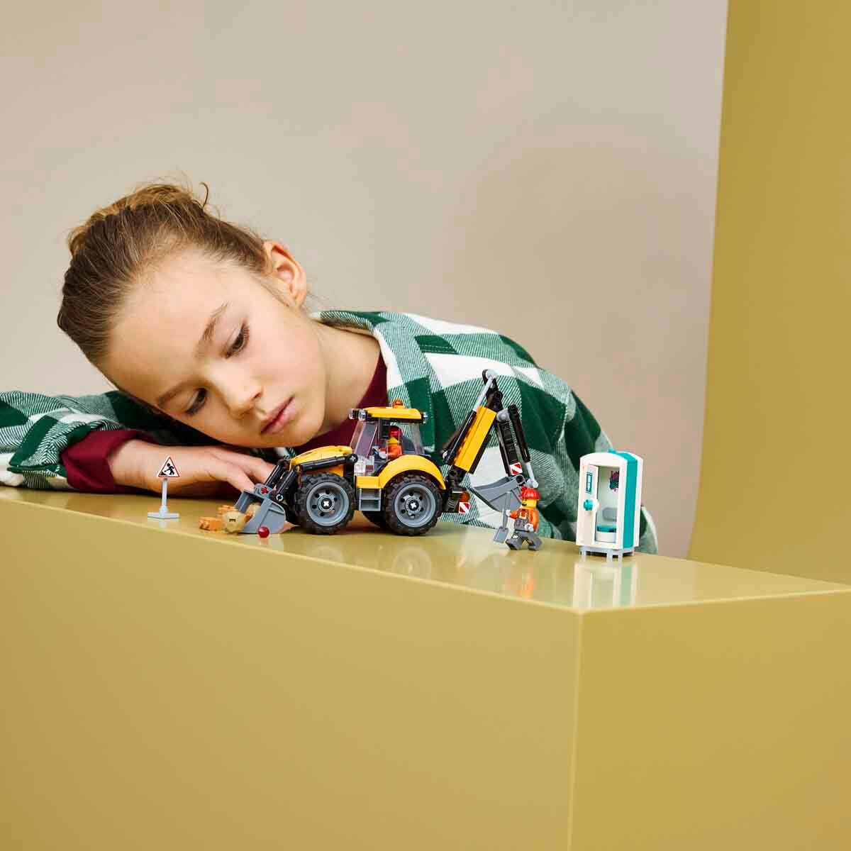 LEGO City Sarı Kazıcı Yükleyici 60480