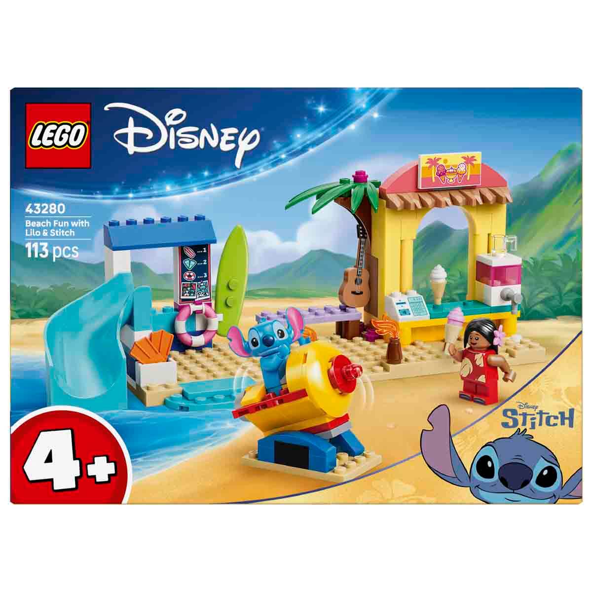 LEGO Disney Lilo ve Stitch ile Plaj Eğlencesi 43280