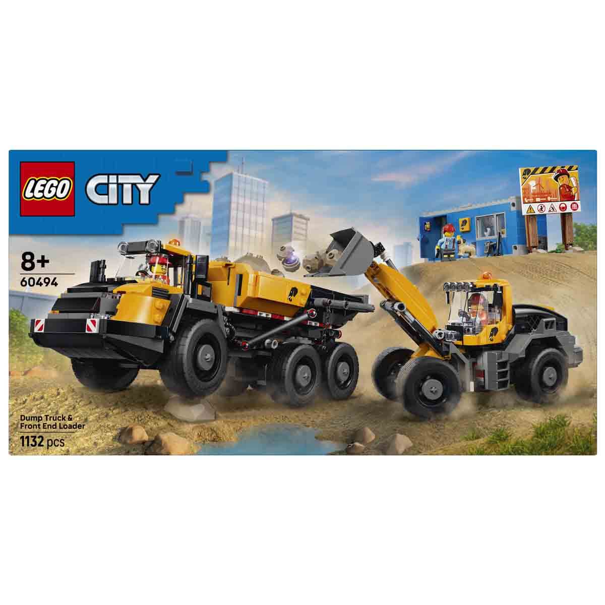 LEGO City Damperli Kamyon ve Ön Yükleyici 60494