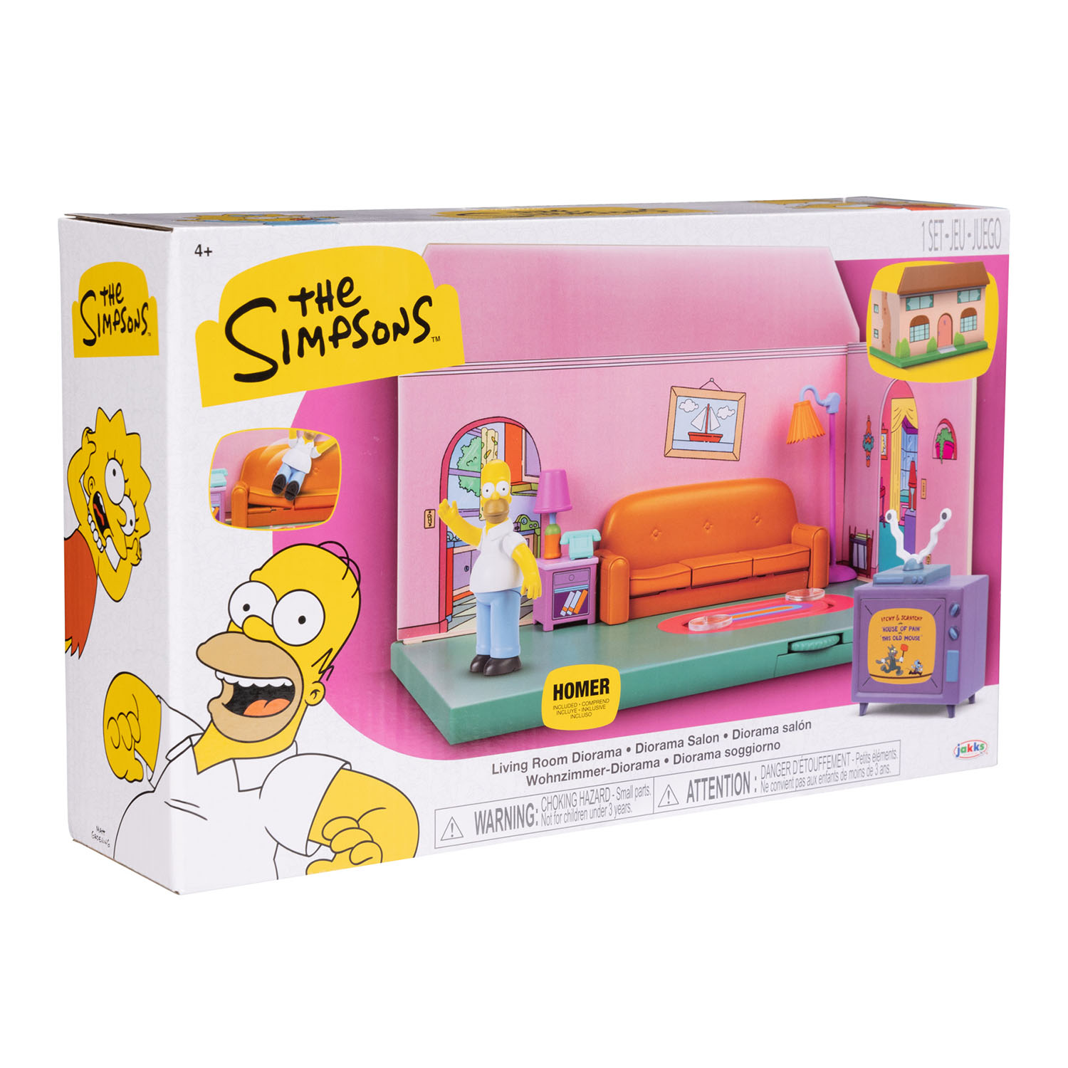 The Simpsons Oturma Odası Figür ve Oyun Seti 17556