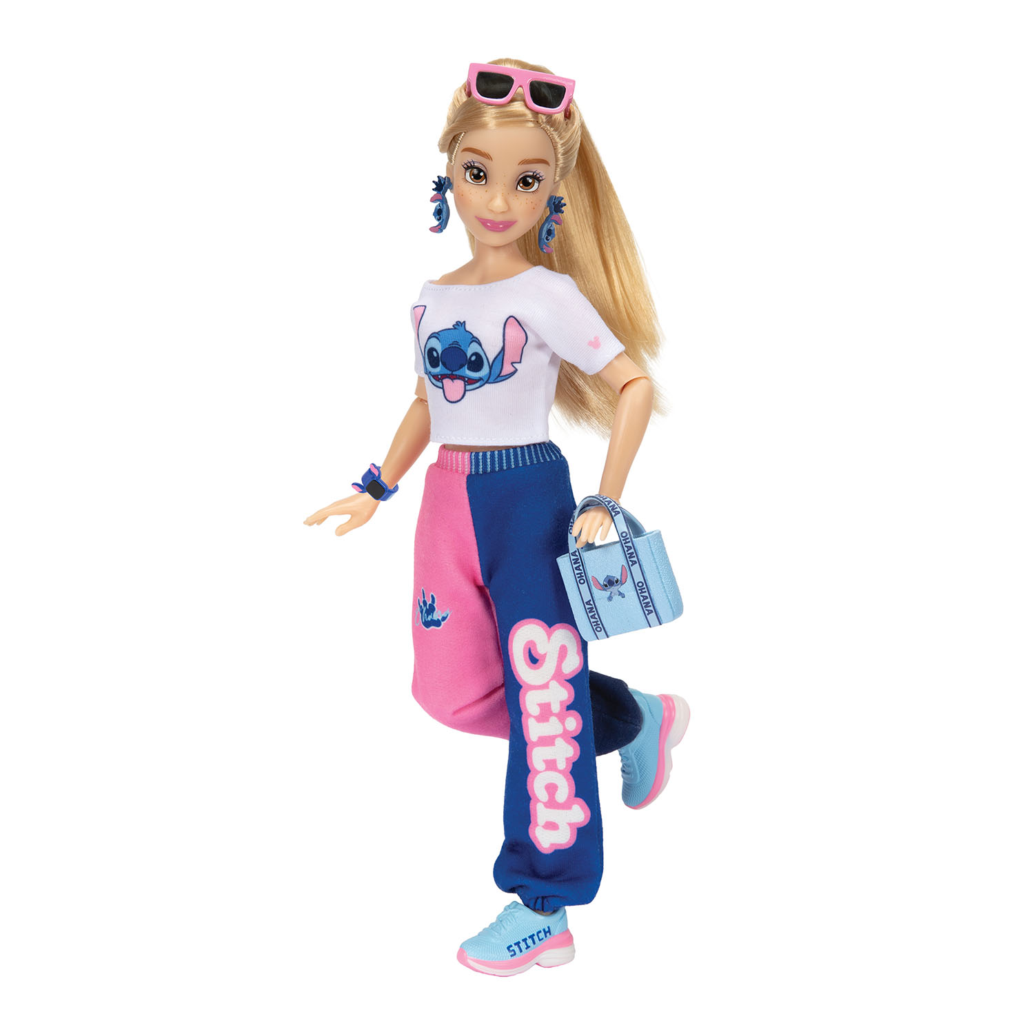 Disney ily 4ever Stitch Kolej Temalı Bebek ve Aksesuarları 23946