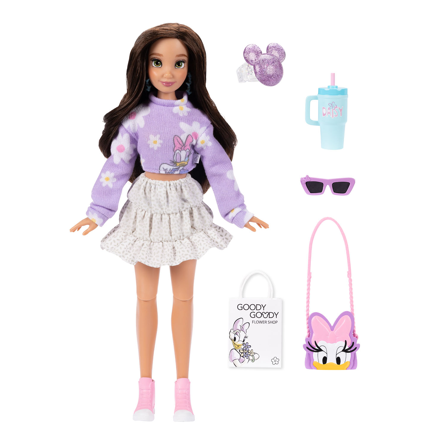 Disney ily 4ever Daisy Temalı Bebek ve Aksesuarları 23952