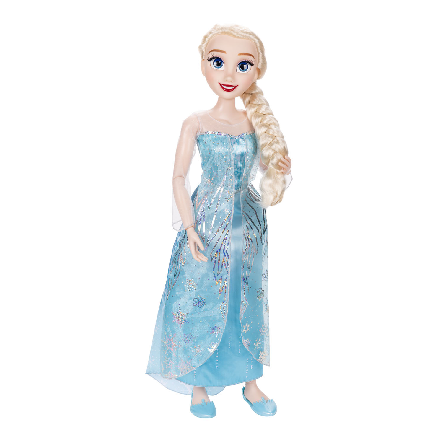 Disney Frozen 81 cm Dev Çocuk Boyu Elsa Moda Bebeği 24047