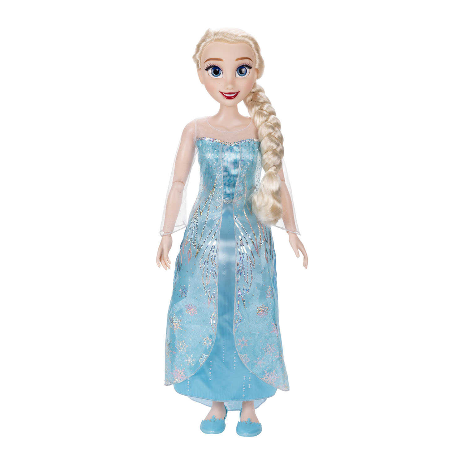 Disney Frozen 81 cm Dev Çocuk Boyu Elsa Moda Bebeği 24047