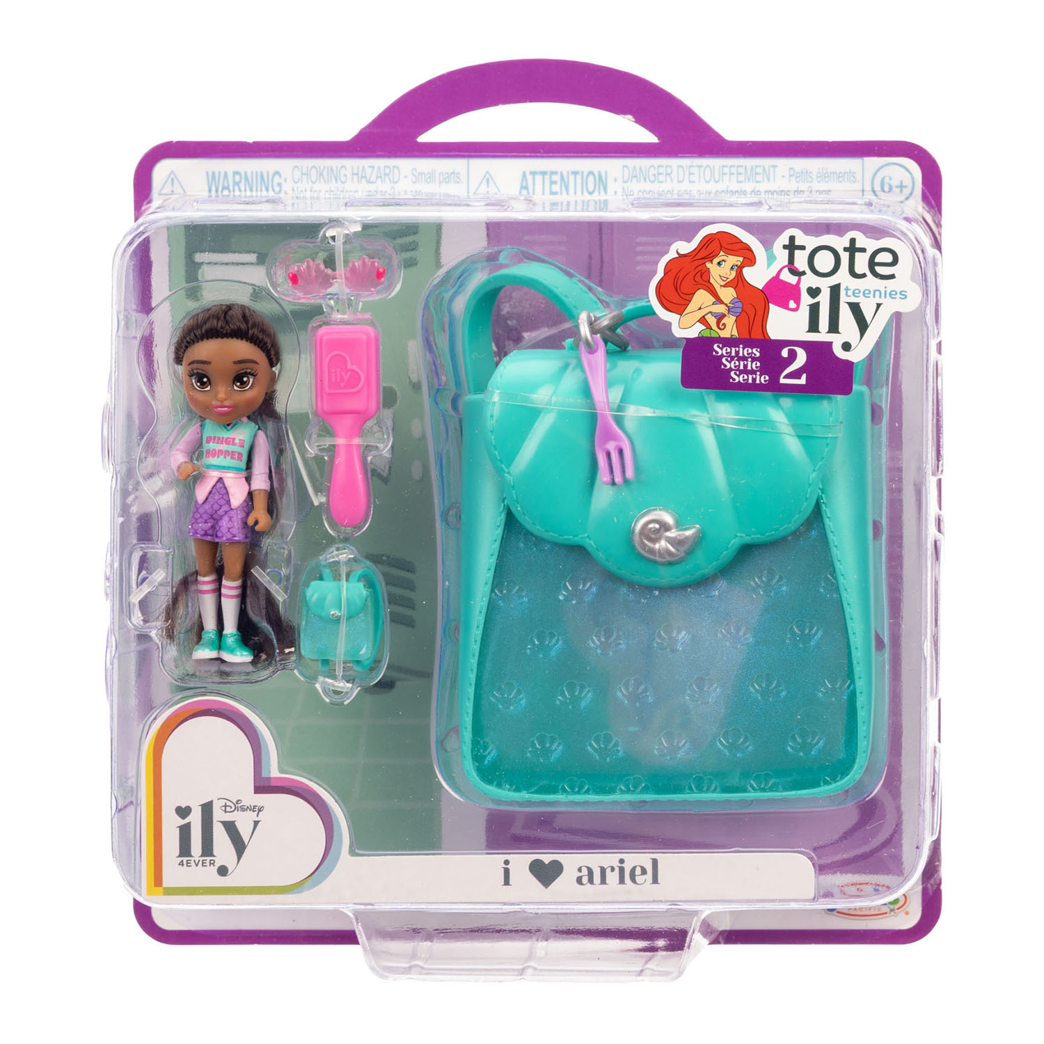 Disney ily 4ever Çanta Bebek Aksesuar Seti - Ariel 25396