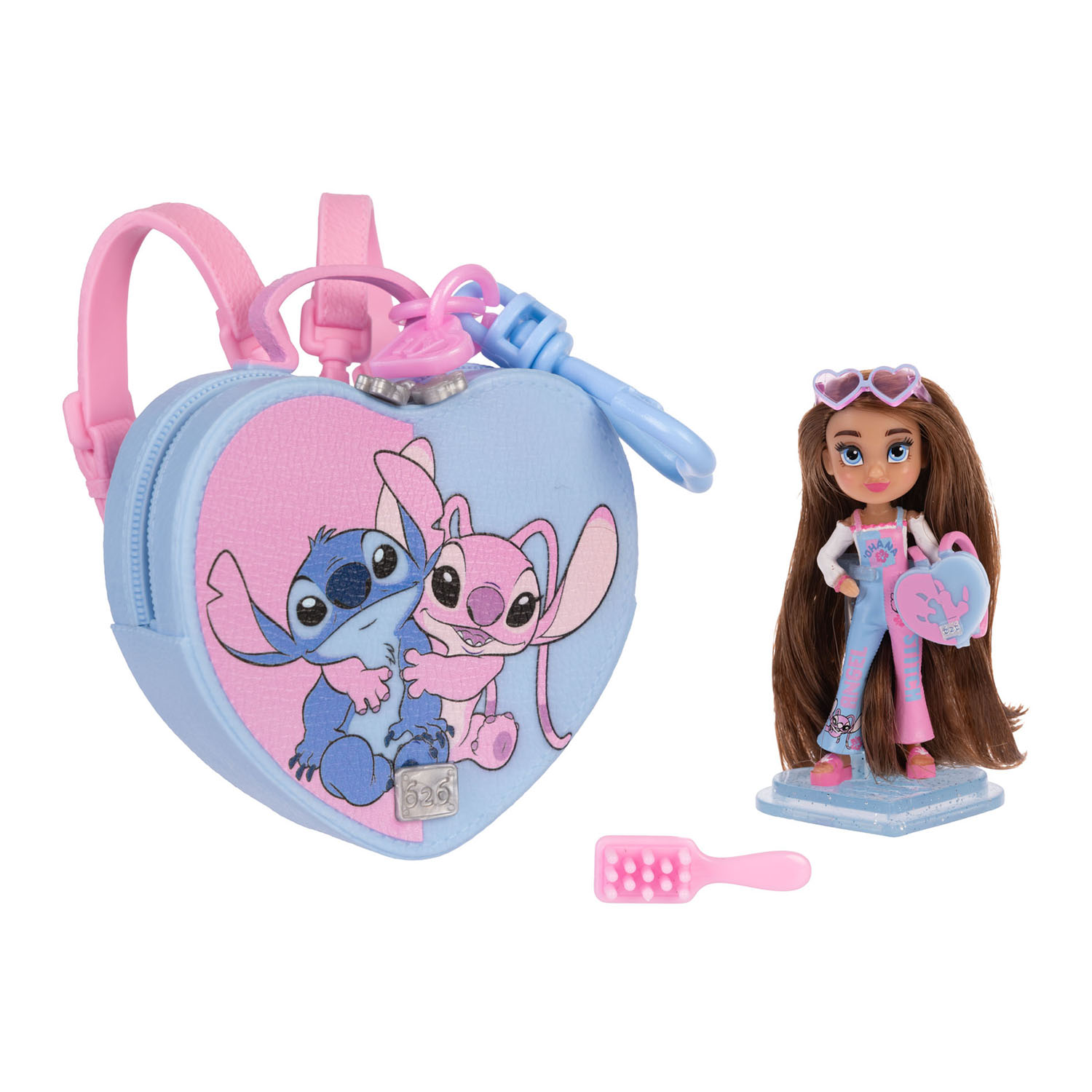 Disney ily 4ever Çanta Bebek Aksesuar Seti - Stitch ve Angel