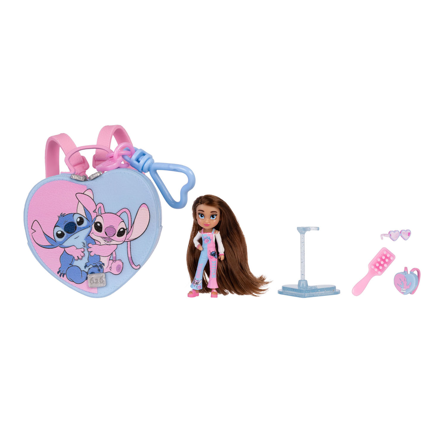 Disney ily 4ever Çanta Bebek Aksesuar Seti - Stitch ve Angel