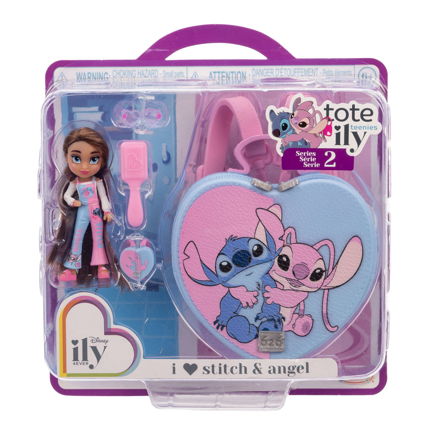 Disney ily 4ever Çanta Bebek Aksesuar Seti - Stitch ve Angel