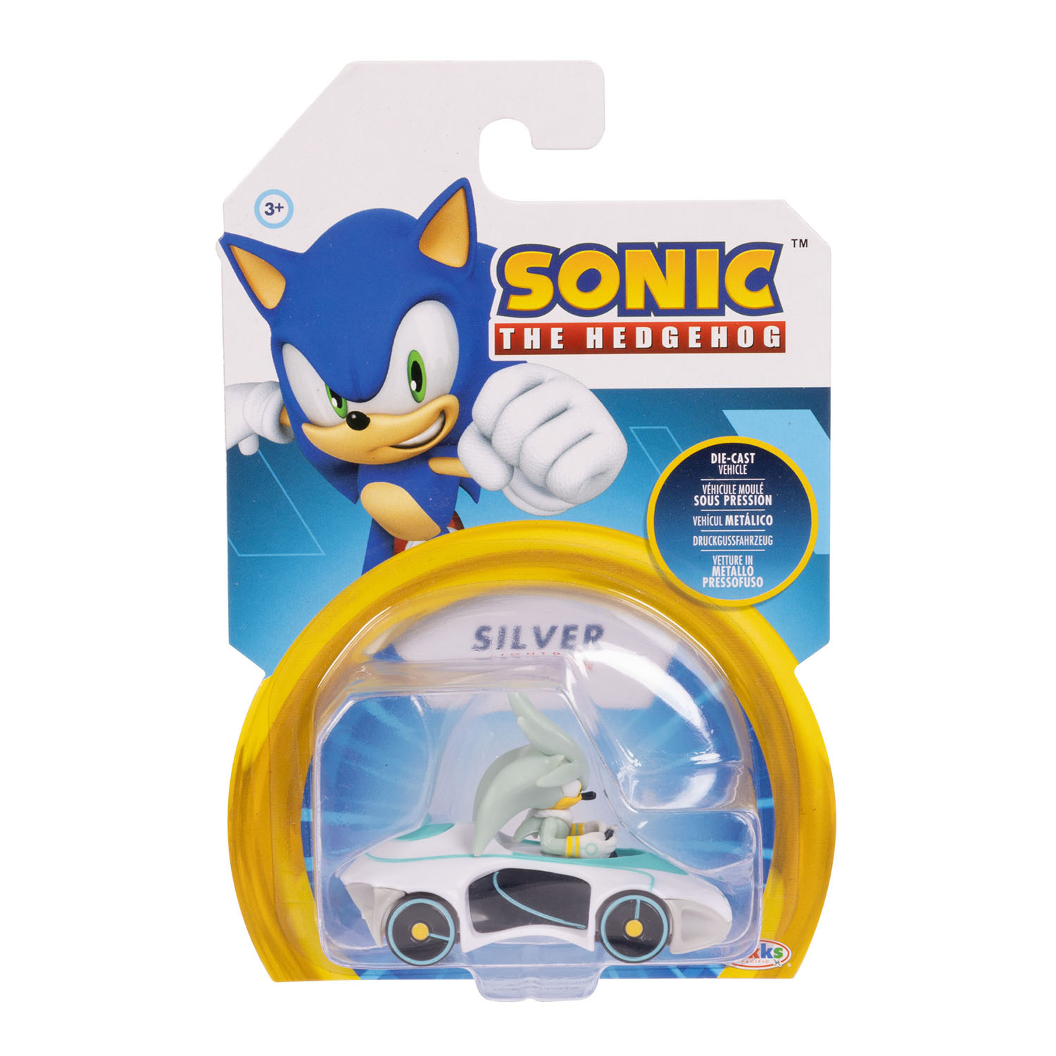 Sonic 1:64 Die-Cast Araçlar - Silver