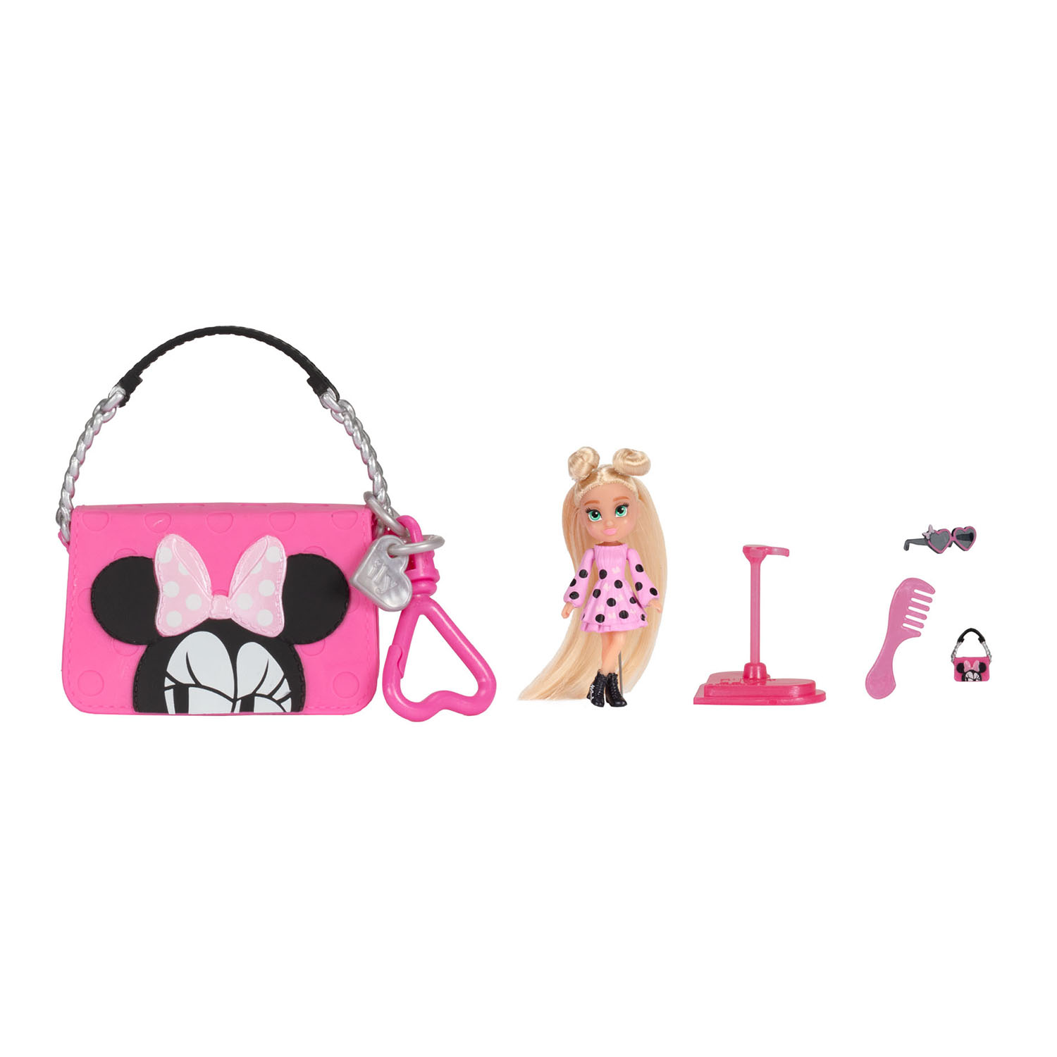 Disney ily 4ever Çanta Bebek Aksesuar Seti - Minnie Pembe