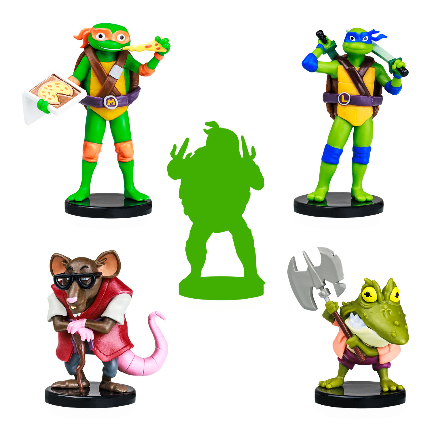 TMNT Figürlü Kalem Başlığı 5'li Paket Model 1 NT2040
