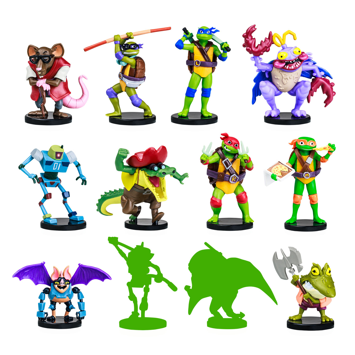 TMNT Figürlü Kalem Başlığı 12'li Paket Model 2 NT2080