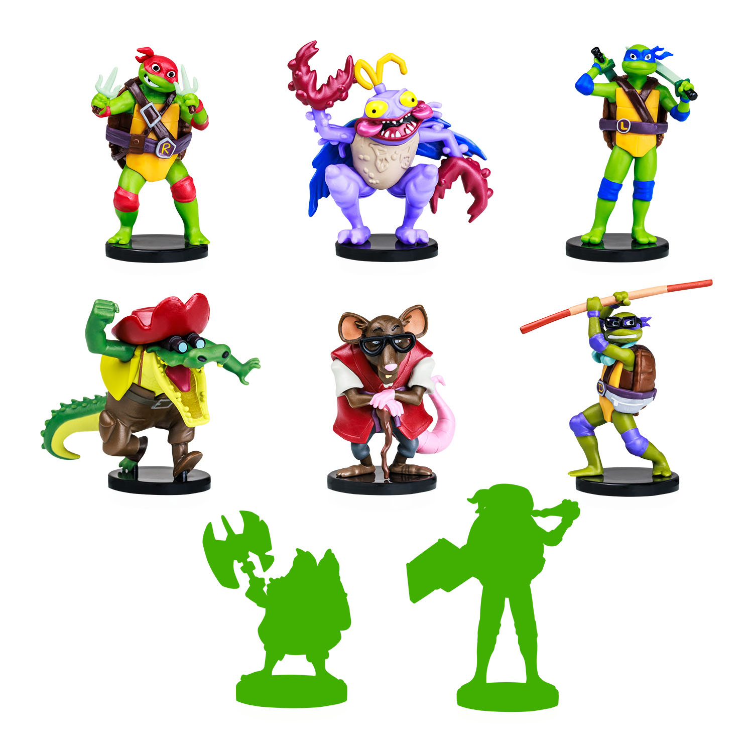 TMNT Figürlü Kalem Başlığı 8'li Paket Model 1 NT2070